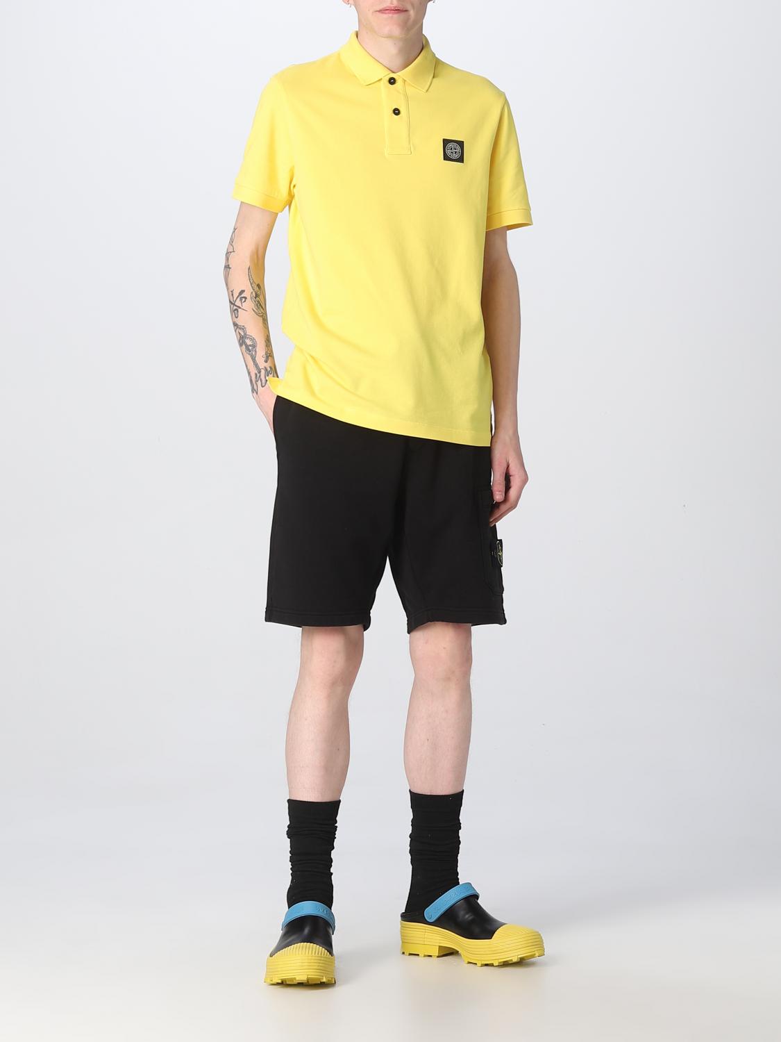STONE ISLAND POLO: Polo hombre Stone Island, Amarillo - Img 2
