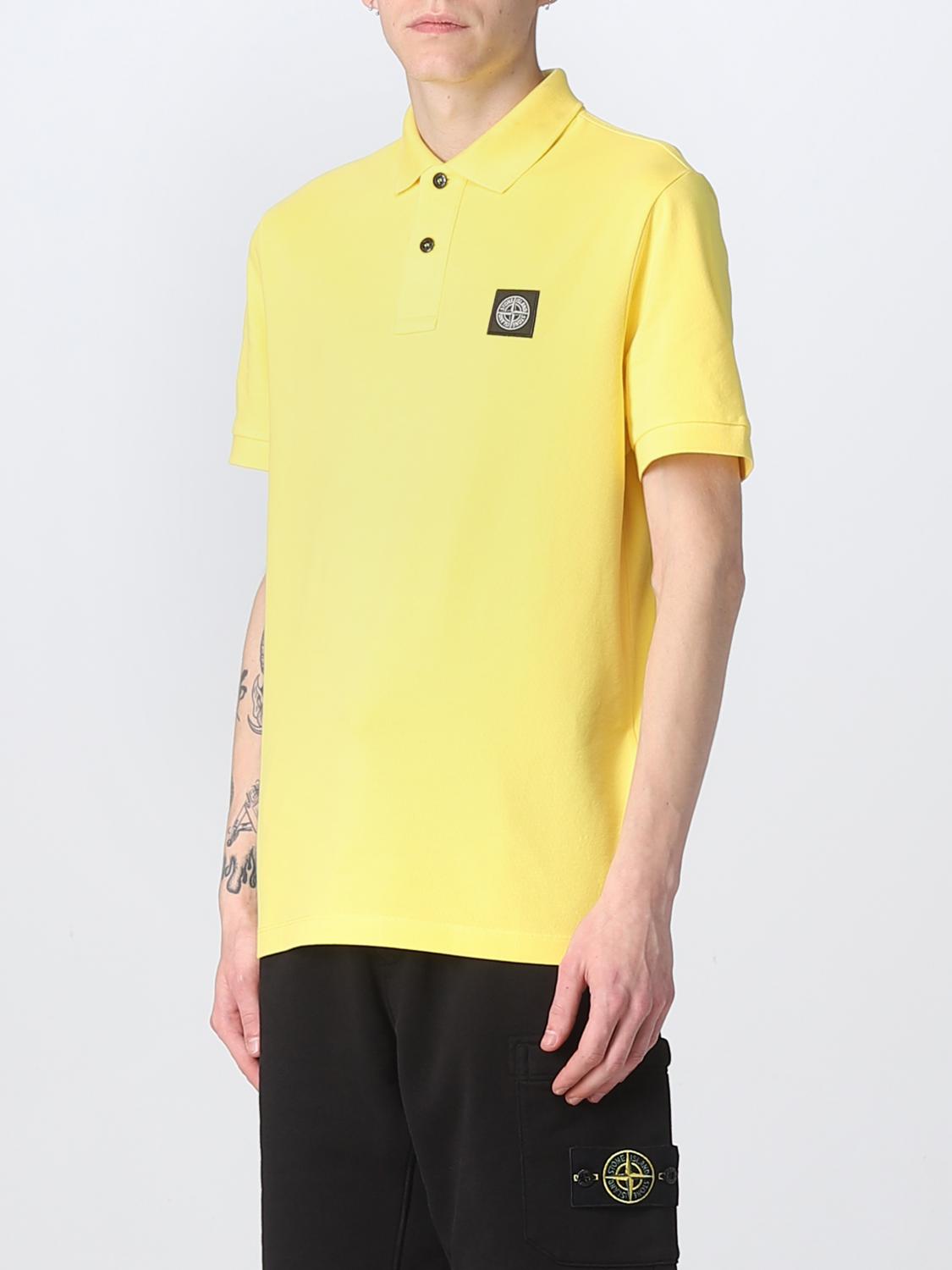 STONE ISLAND POLO: Polo hombre Stone Island, Amarillo - Img 4