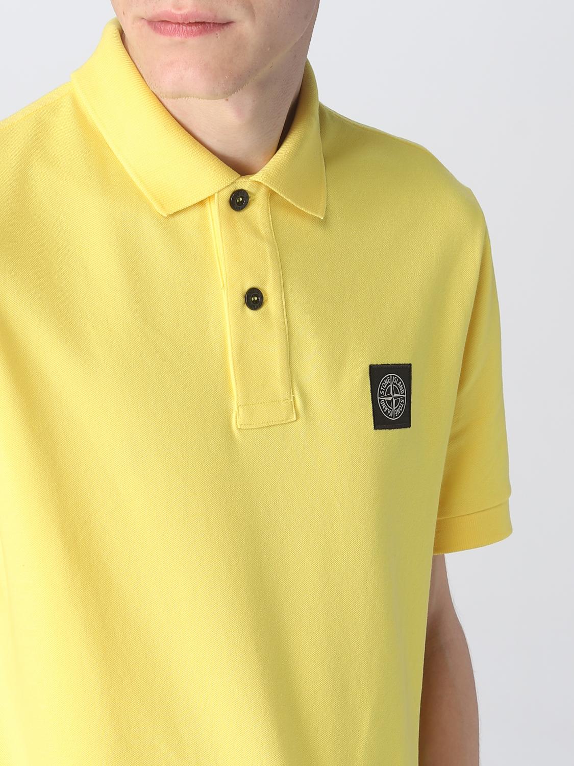STONE ISLAND POLO: Polo hombre Stone Island, Amarillo - Img 5