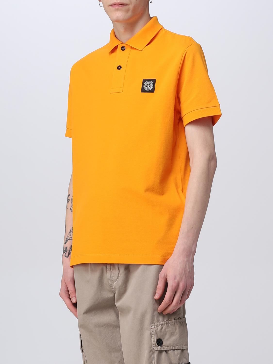 STONE ISLAND POLO: Polo hombre Stone Island, Naranja - Img 4