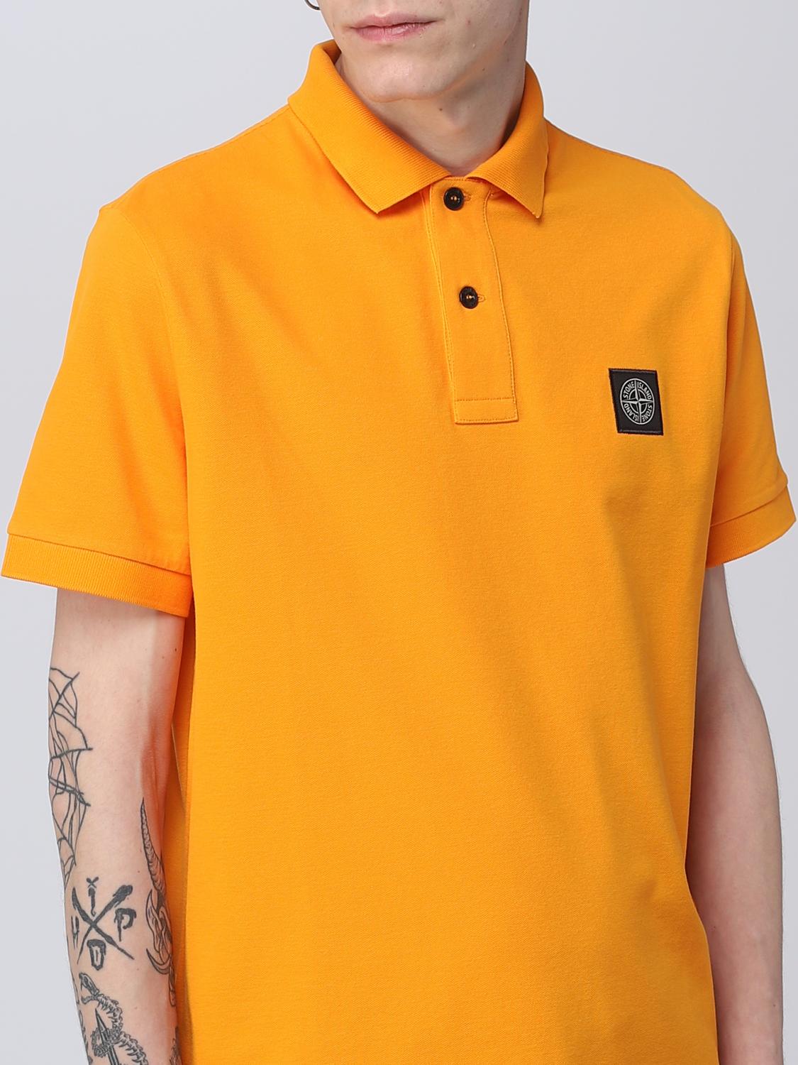 STONE ISLAND POLO: Polo hombre Stone Island, Naranja - Img 5