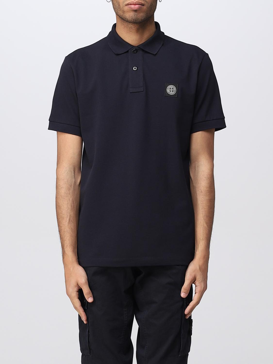 STONE ISLAND POLO: Polo hombre Stone Island, Azul Oscuro - Img 1