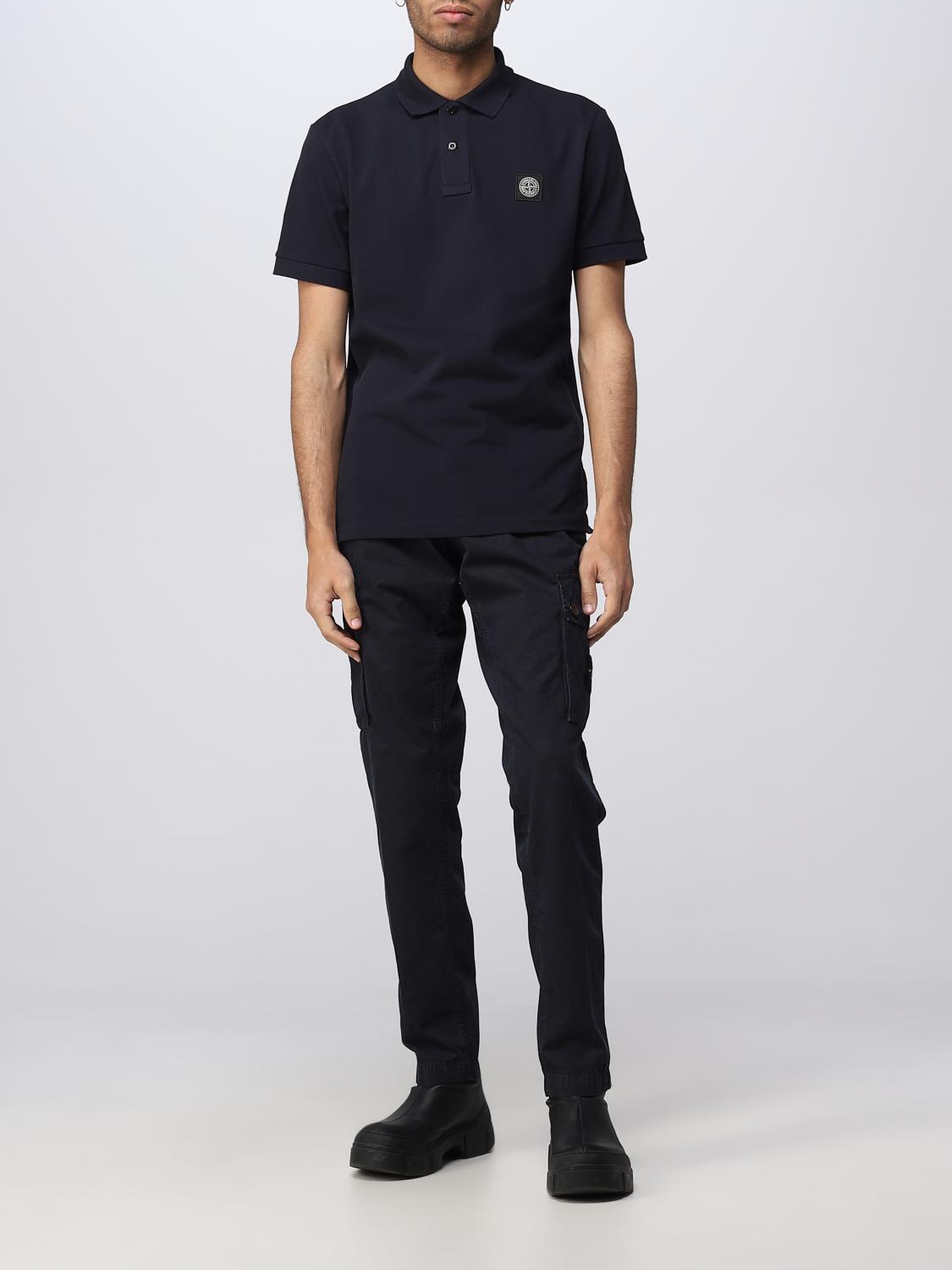 STONE ISLAND POLO: Polo hombre Stone Island, Azul Oscuro - Img 2