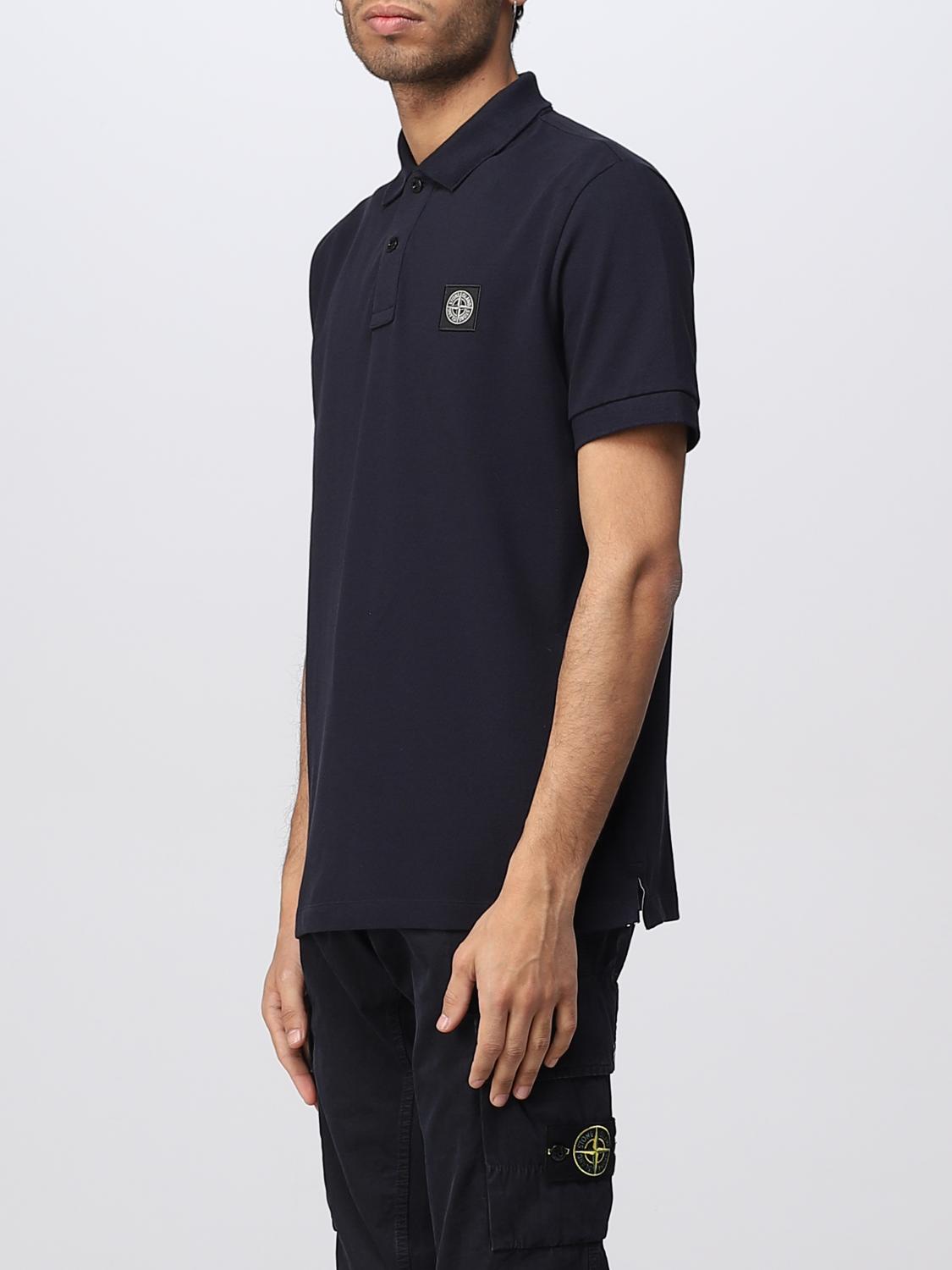 STONE ISLAND POLO: Polo hombre Stone Island, Azul Oscuro - Img 4