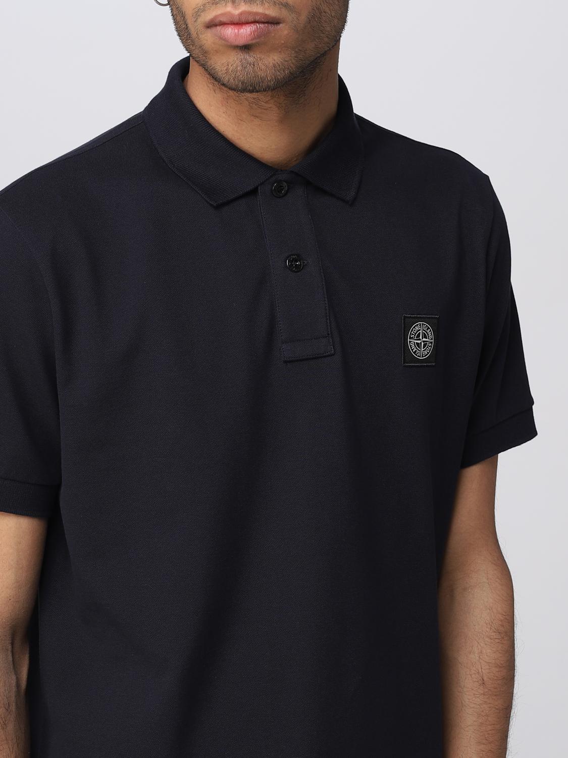 STONE ISLAND POLO: Polo hombre Stone Island, Azul Oscuro - Img 5
