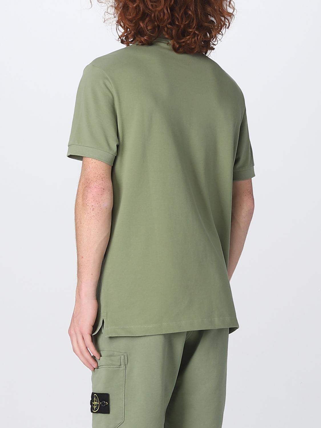 STONE ISLAND POLO: Polo herren Stone Island, Grün - Img 3