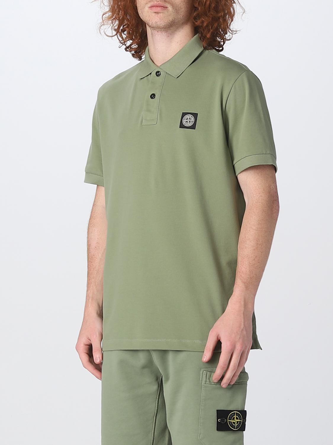 STONE ISLAND POLO: Polo herren Stone Island, Grün - Img 4