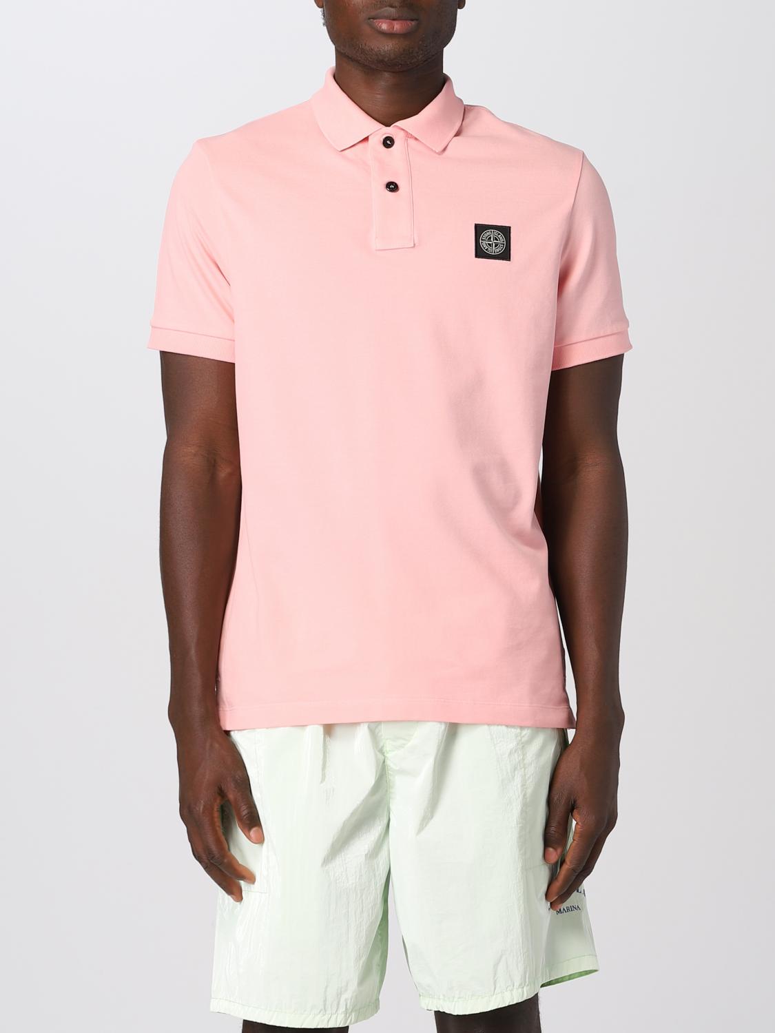 STONE ISLAND POLO: Polo herren Stone Island, Peach - Img 1