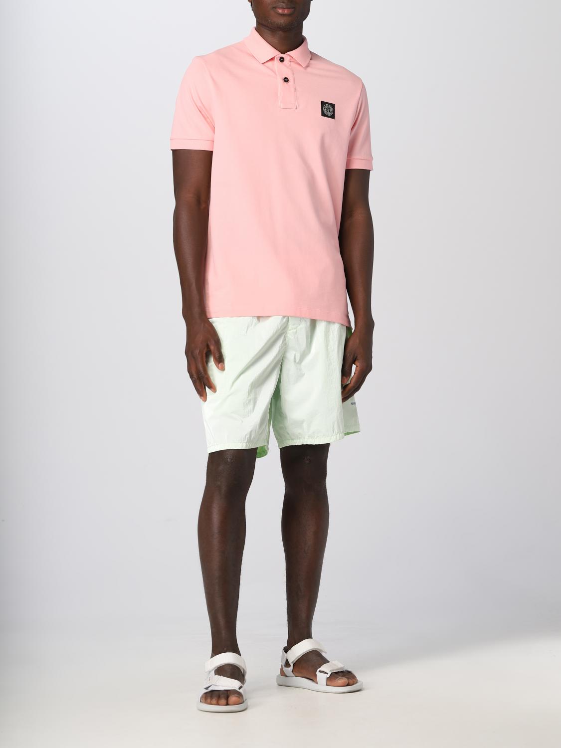 STONE ISLAND POLO: Polo herren Stone Island, Peach - Img 2