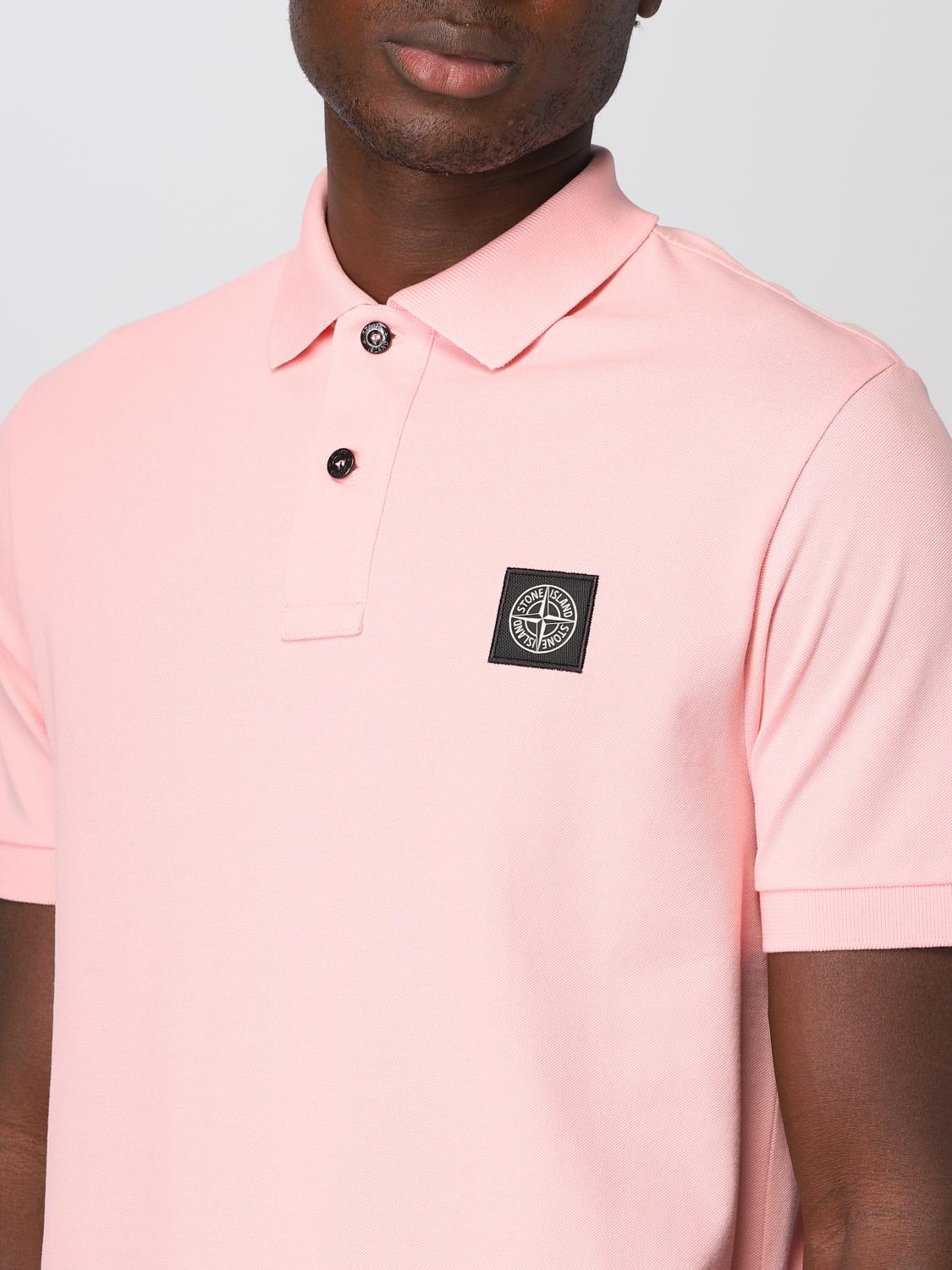 STONE ISLAND POLO: Polo herren Stone Island, Peach - Img 5