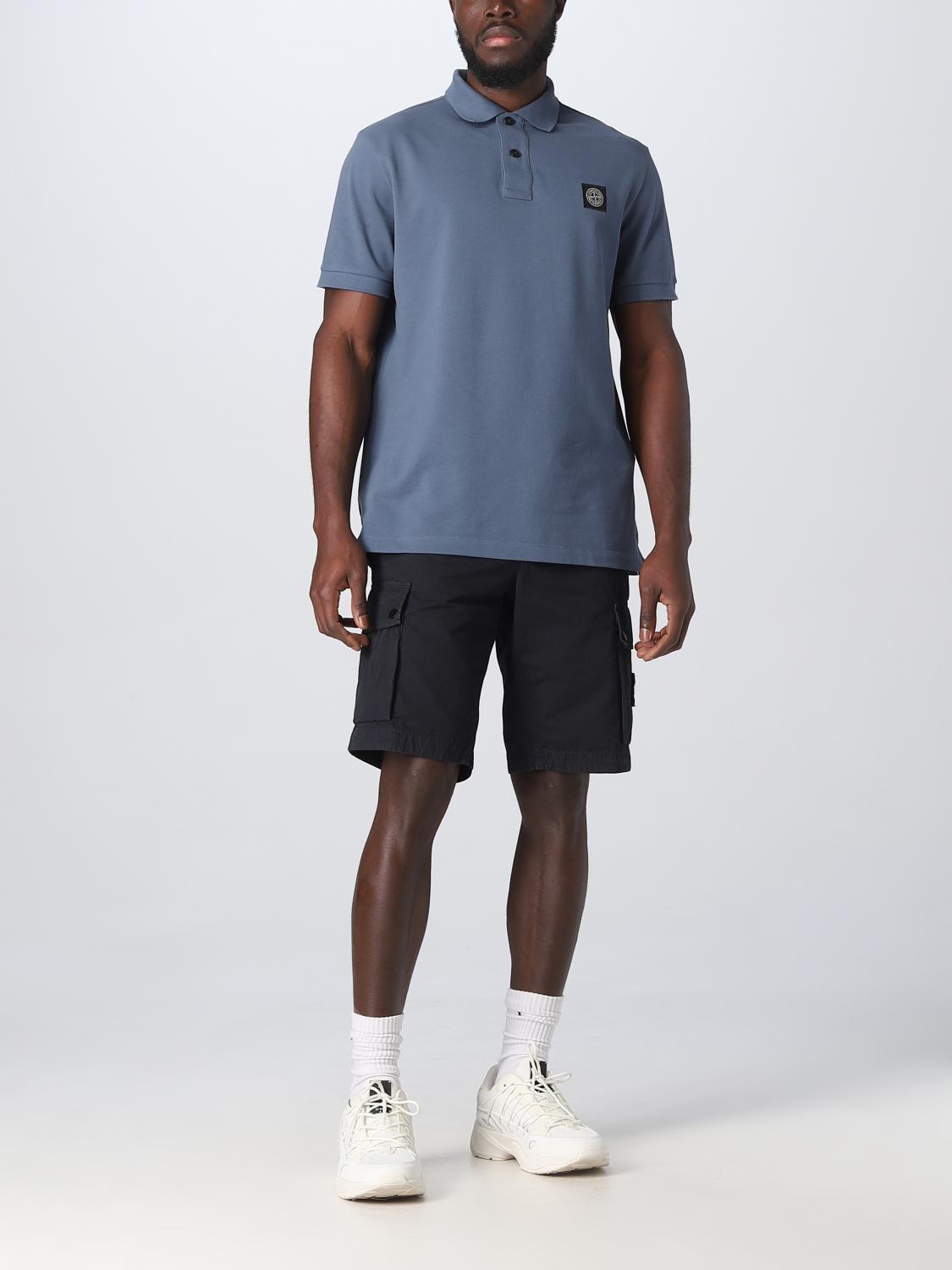 STONE ISLAND POLO: Polo Stone Island in cotone stretch, Avion - Img 2
