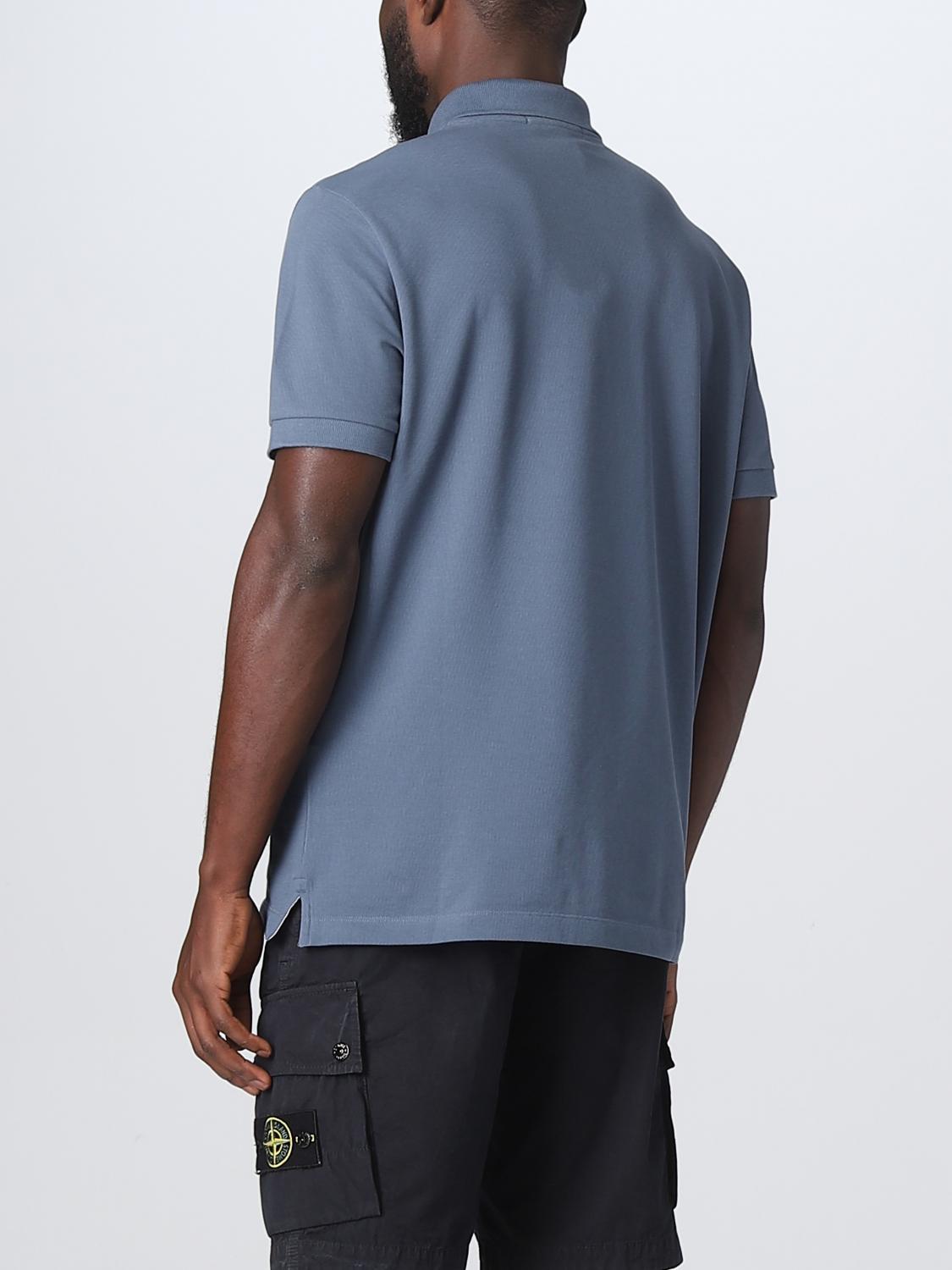 STONE ISLAND POLO: Polo Stone Island in cotone stretch, Avion - Img 3