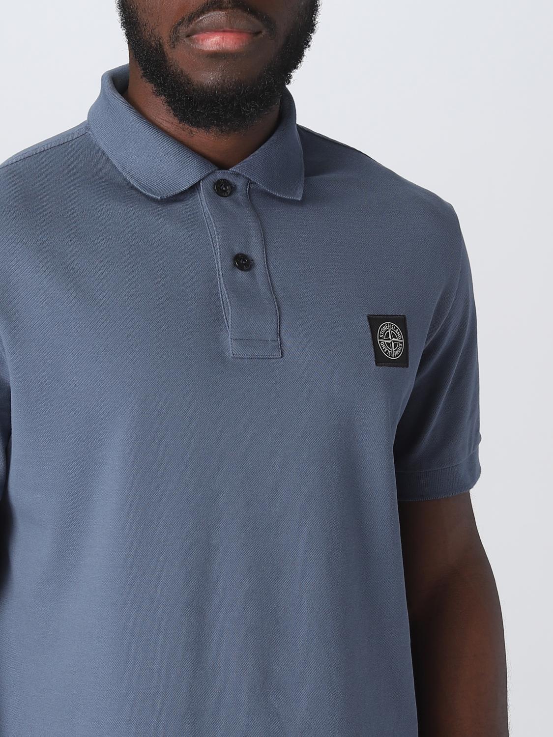 STONE ISLAND POLO: Polo Stone Island in cotone stretch, Avion - Img 5