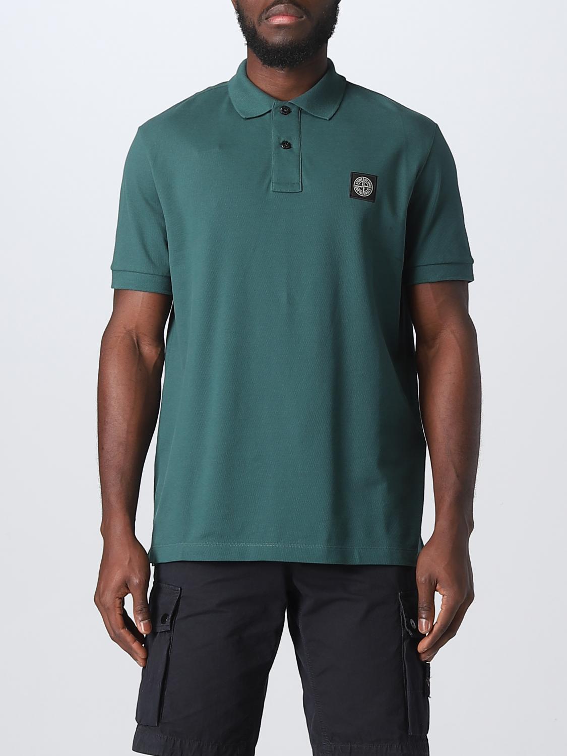 STONE ISLAND POLO: Polo hombre Stone Island, Petróleo Azul - Img 1