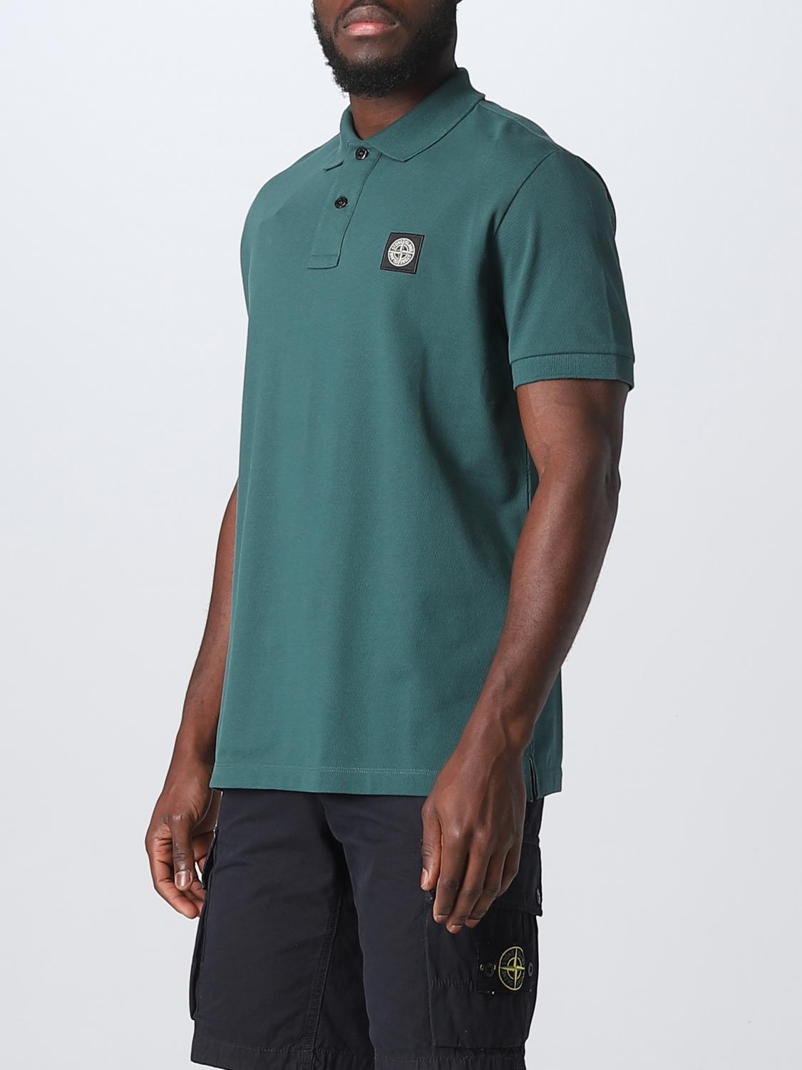 STONE ISLAND POLO: Polo hombre Stone Island, Petróleo Azul - Img 4