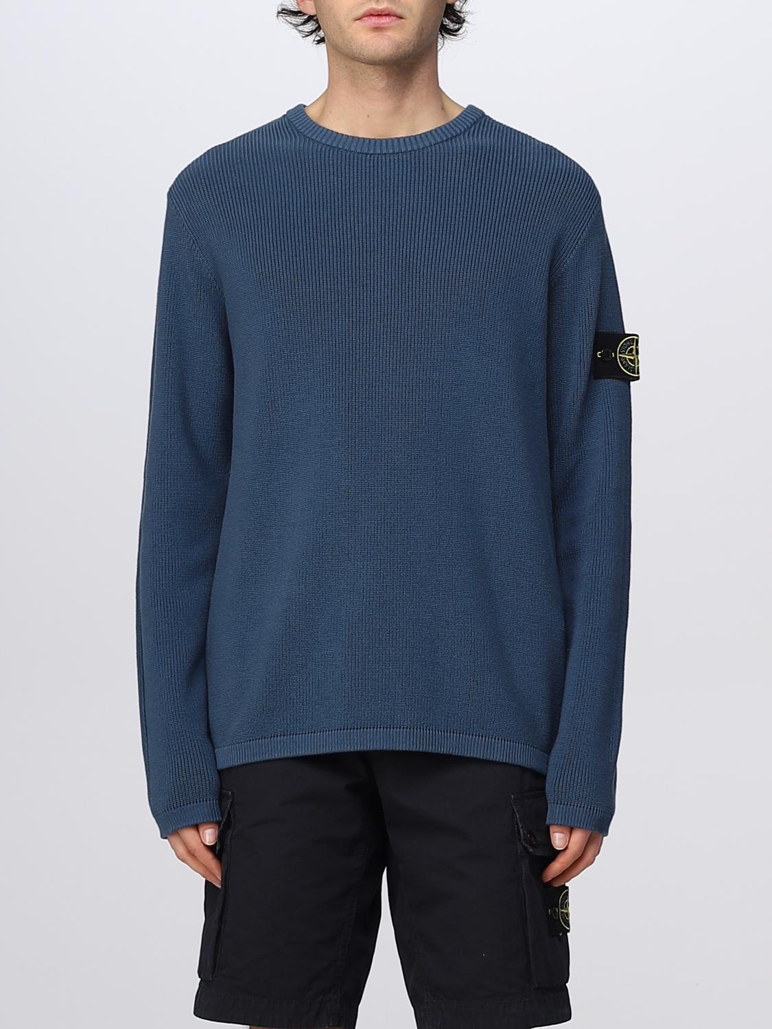 STONE ISLAND PULLOVER: Pullover herren Stone Island, Hellblau - Img 1