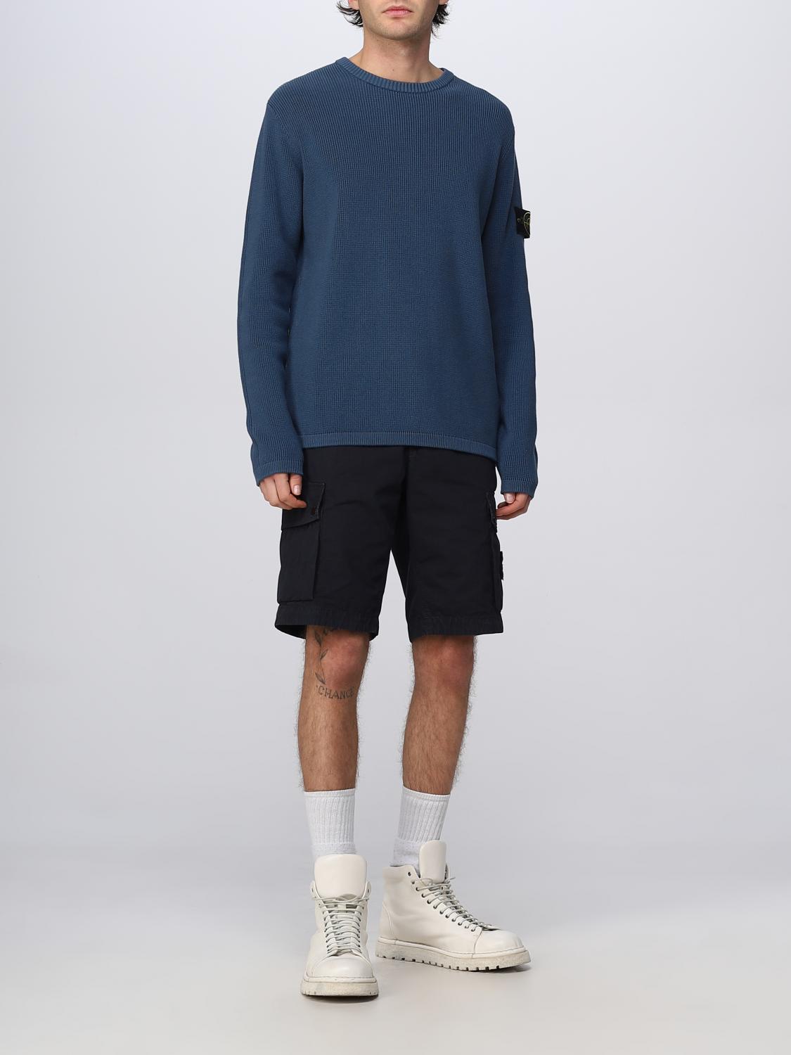 STONE ISLAND PULLOVER: Pullover herren Stone Island, Hellblau - Img 2