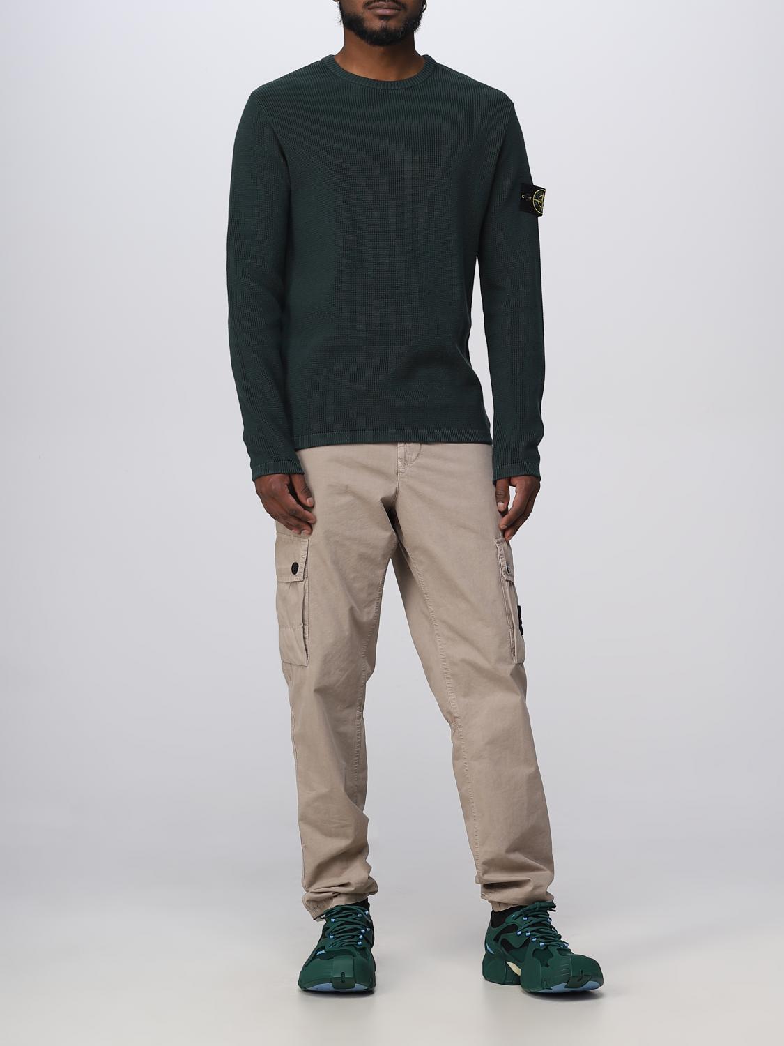 STONE ISLAND PULLOVER: Pullover herren Stone Island, Grün - Img 2