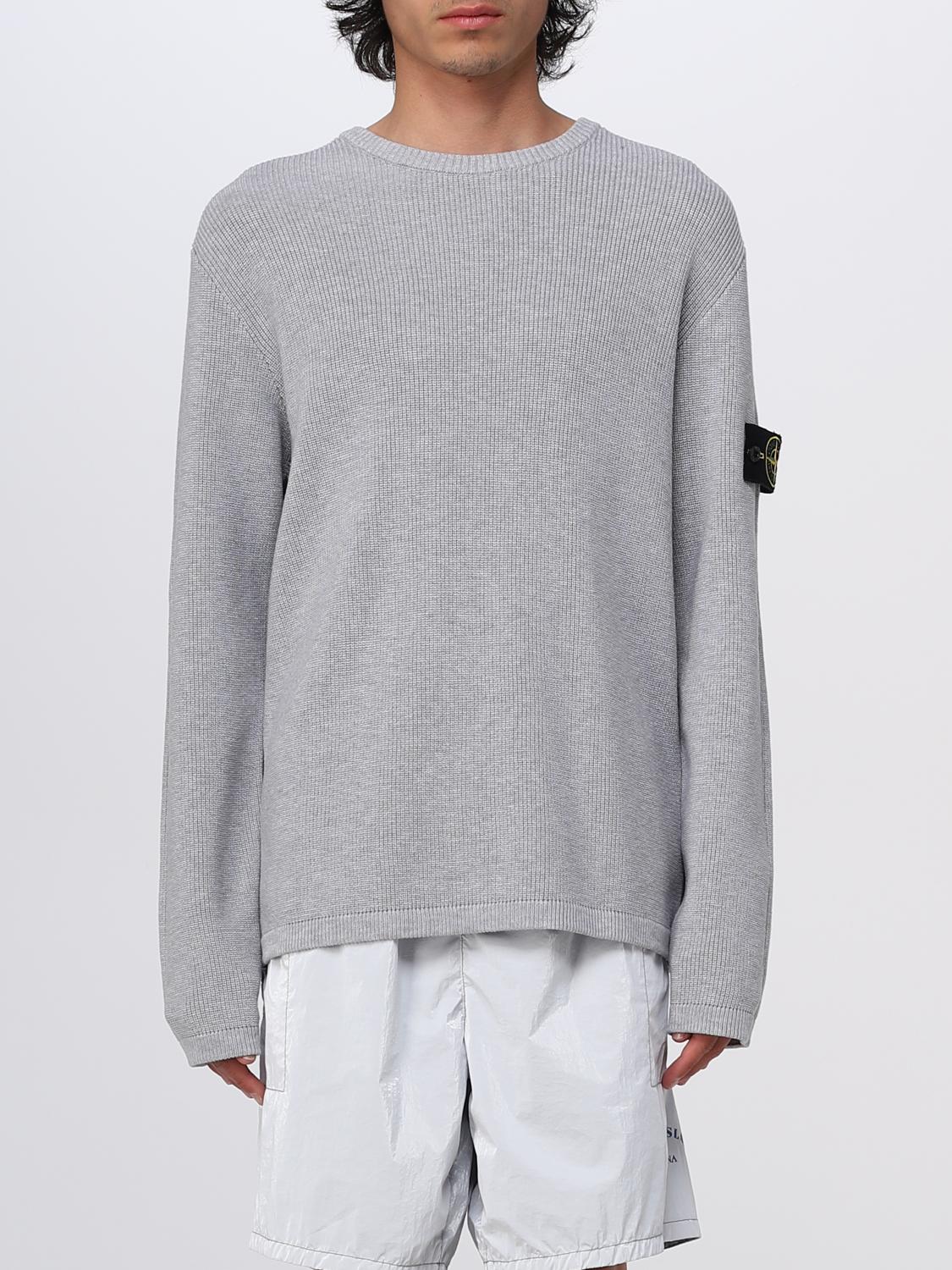 STONE ISLAND PULLOVER: Pullover herren Stone Island, Grau - Img 1