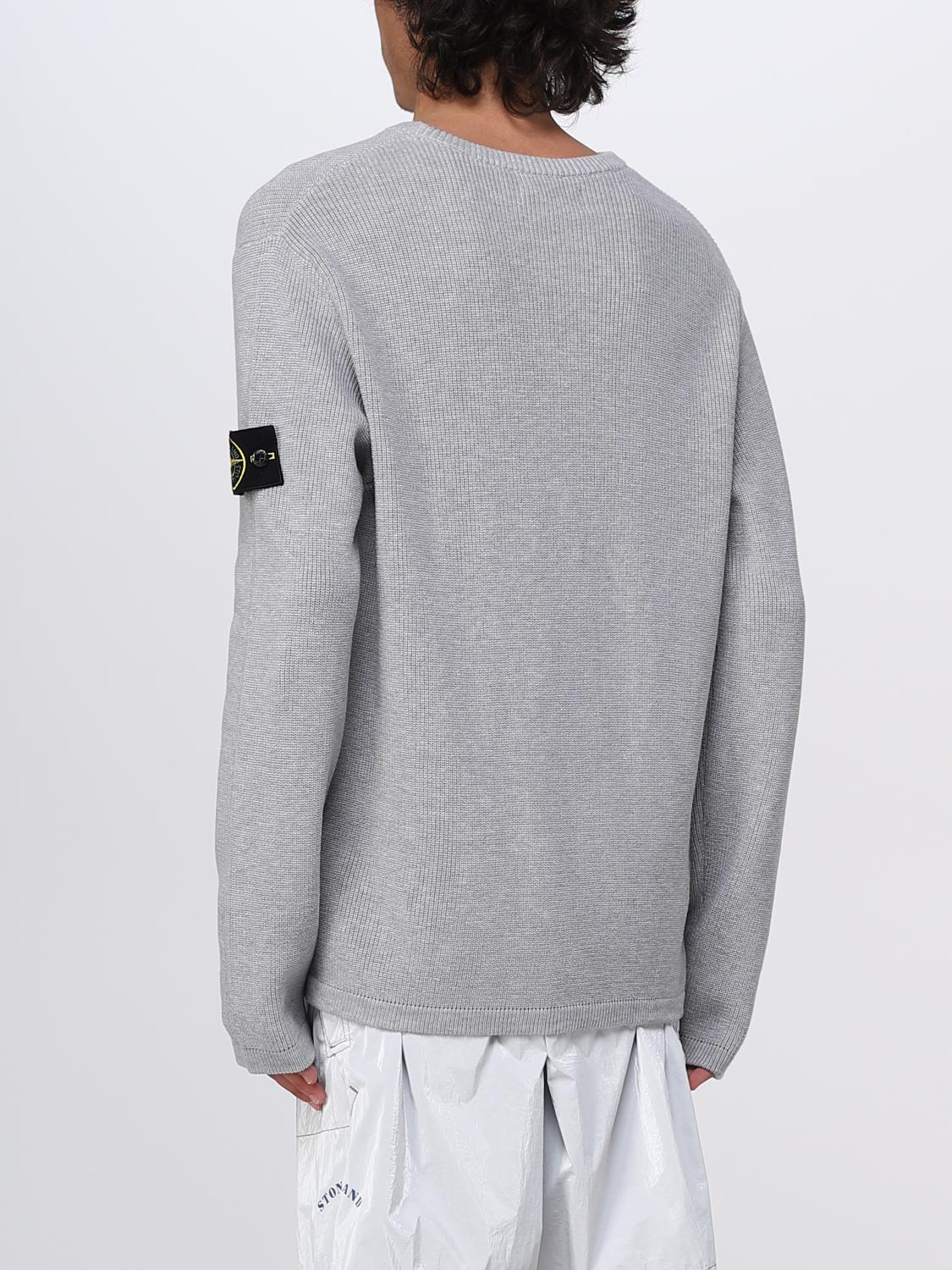 STONE ISLAND PULLOVER: Pullover herren Stone Island, Grau - Img 3