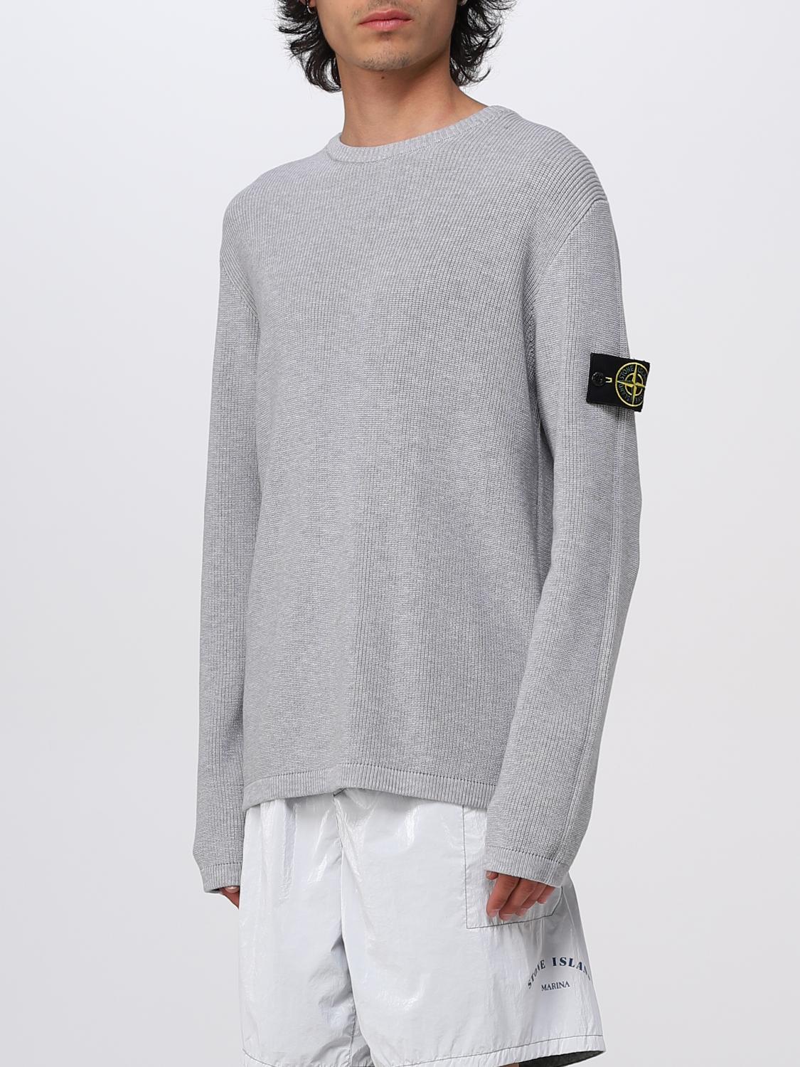 STONE ISLAND PULLOVER: Pullover herren Stone Island, Grau - Img 4
