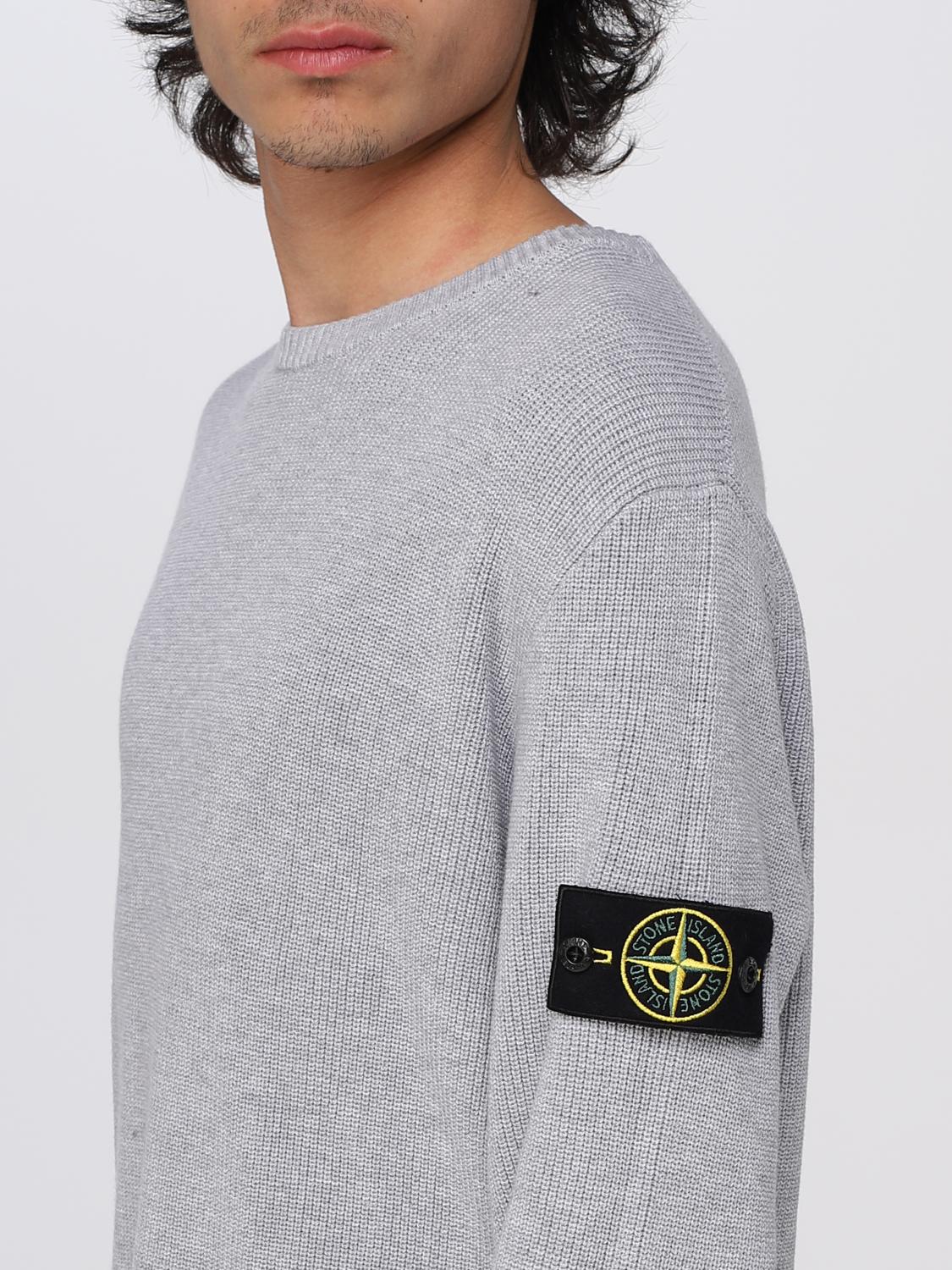 STONE ISLAND PULLOVER: Pullover herren Stone Island, Grau - Img 5