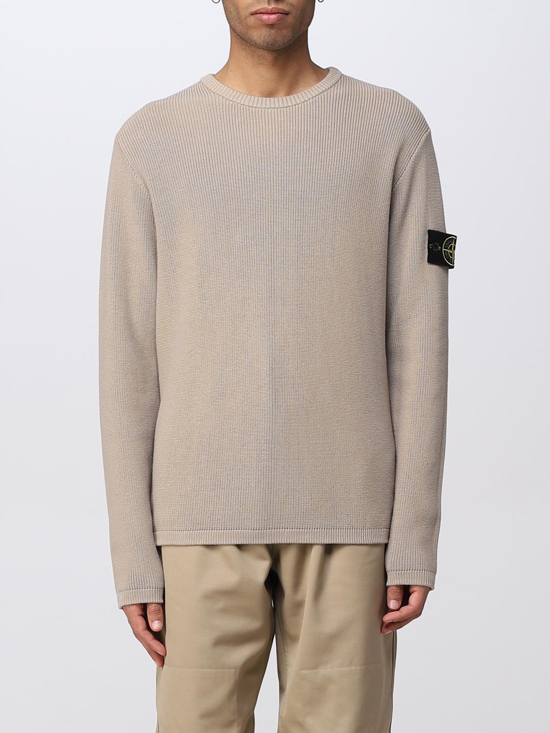 STONE ISLAND PULLOVER: Pullover herren Stone Island, Beige - Img 1