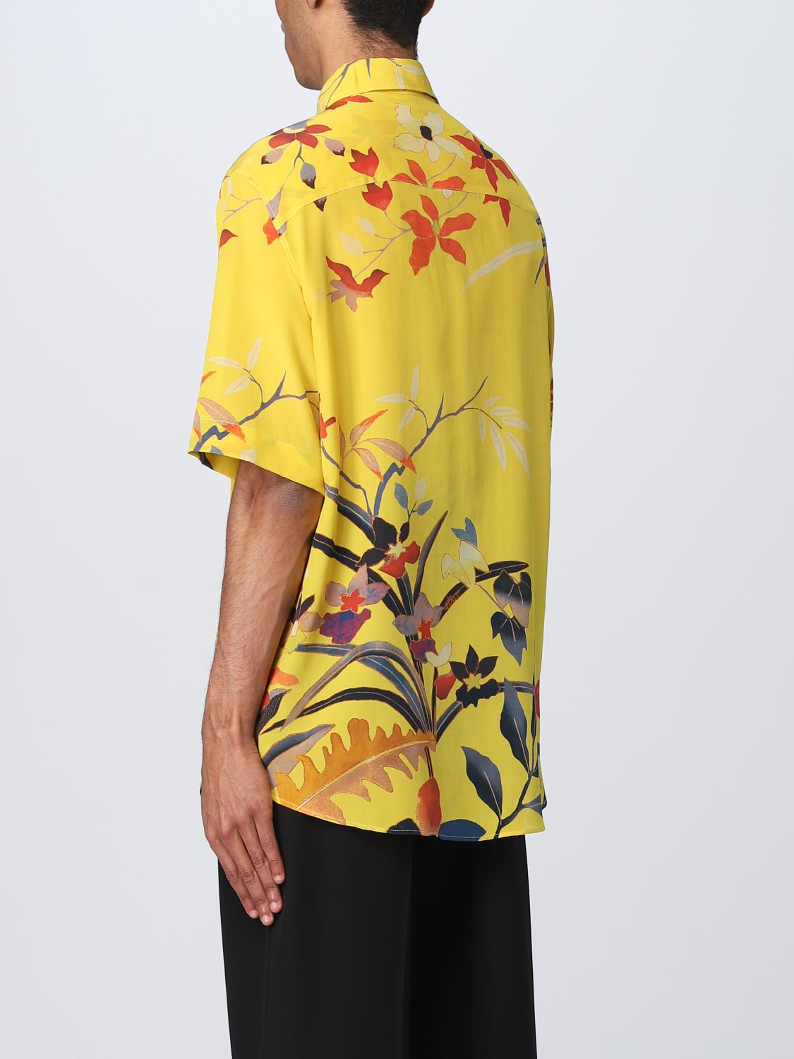 ETRO CAMICIA: Camicia Etro in seta, Giallo - Img 3