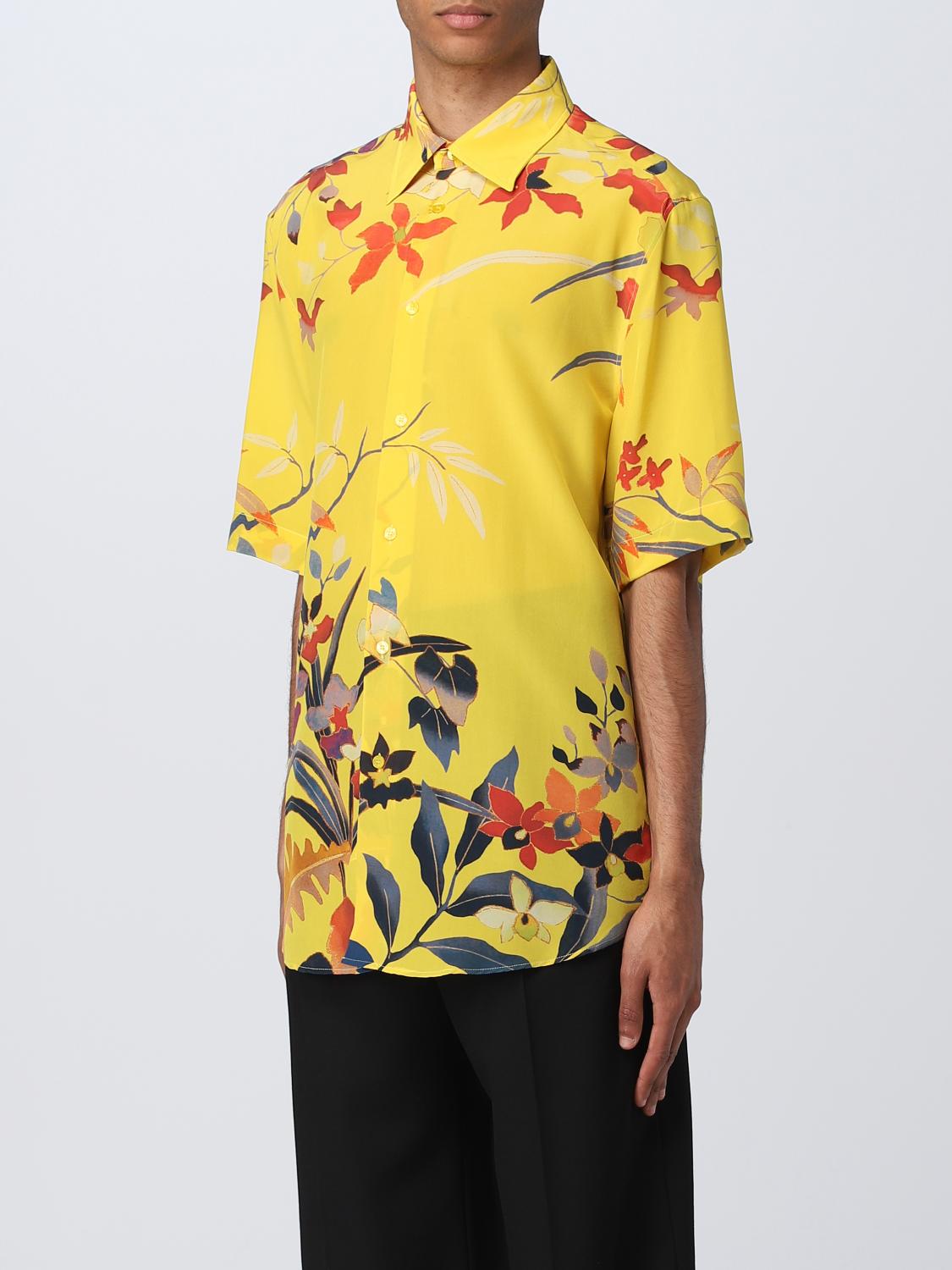 ETRO CAMICIA: Camicia Etro in seta, Giallo - Img 4