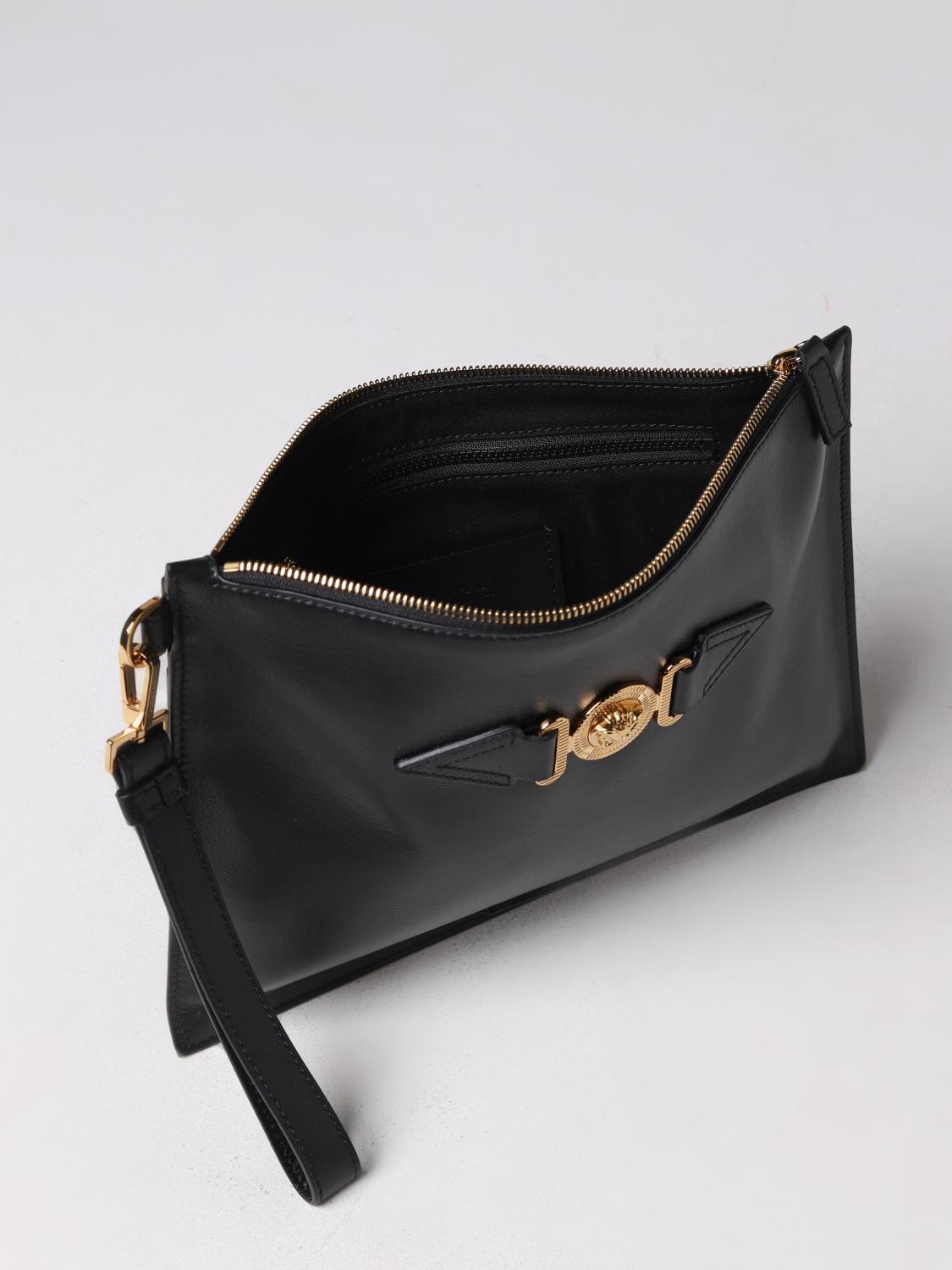 VERSACE ПОРТФЕЛЬ: Нагрудный платок Мужское Versace, Черный - Img 5