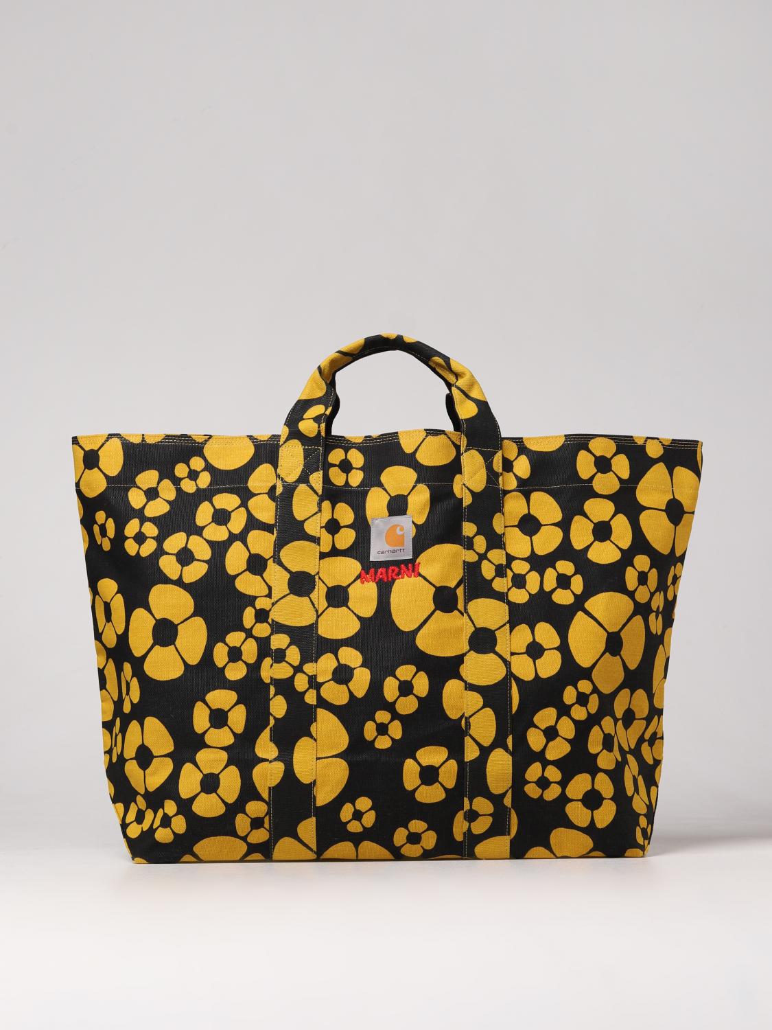 Marni Carhartt Wip x bag in organic cotton with floral print