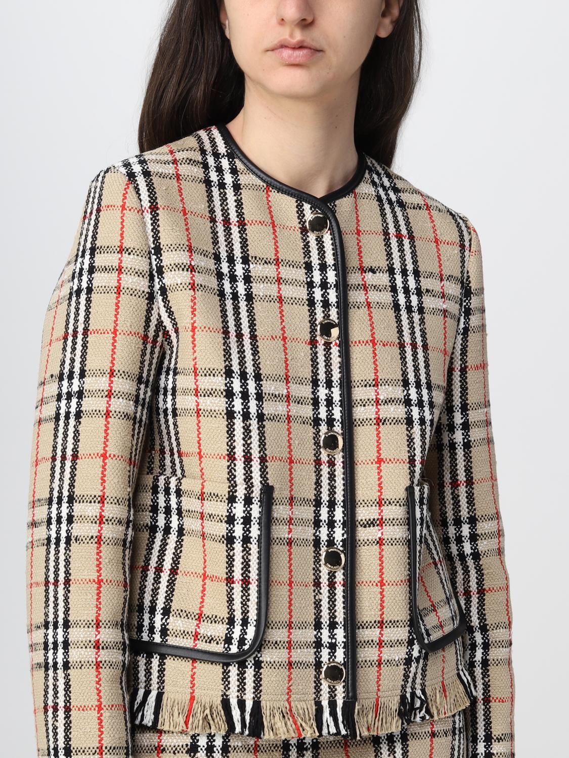 BURBERRY: Jacket woman - Beige | Burberry jacket 8065309 BURBERRY: Jacket woman - Beige | Burberry jacket 8065309