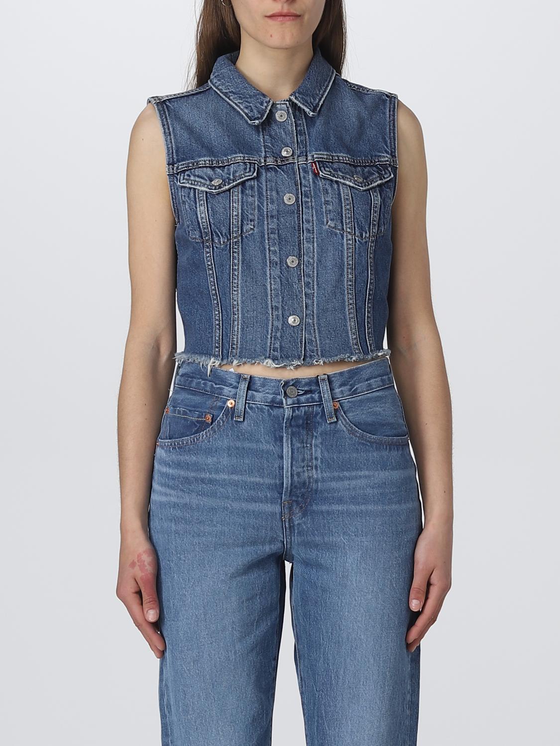 LEVI'S TOP: Top woman Levi's, Denim - Img 1