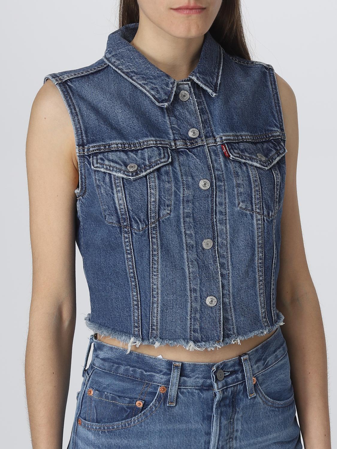 LEVI'S TOP: Top woman Levi's, Denim - Img 4