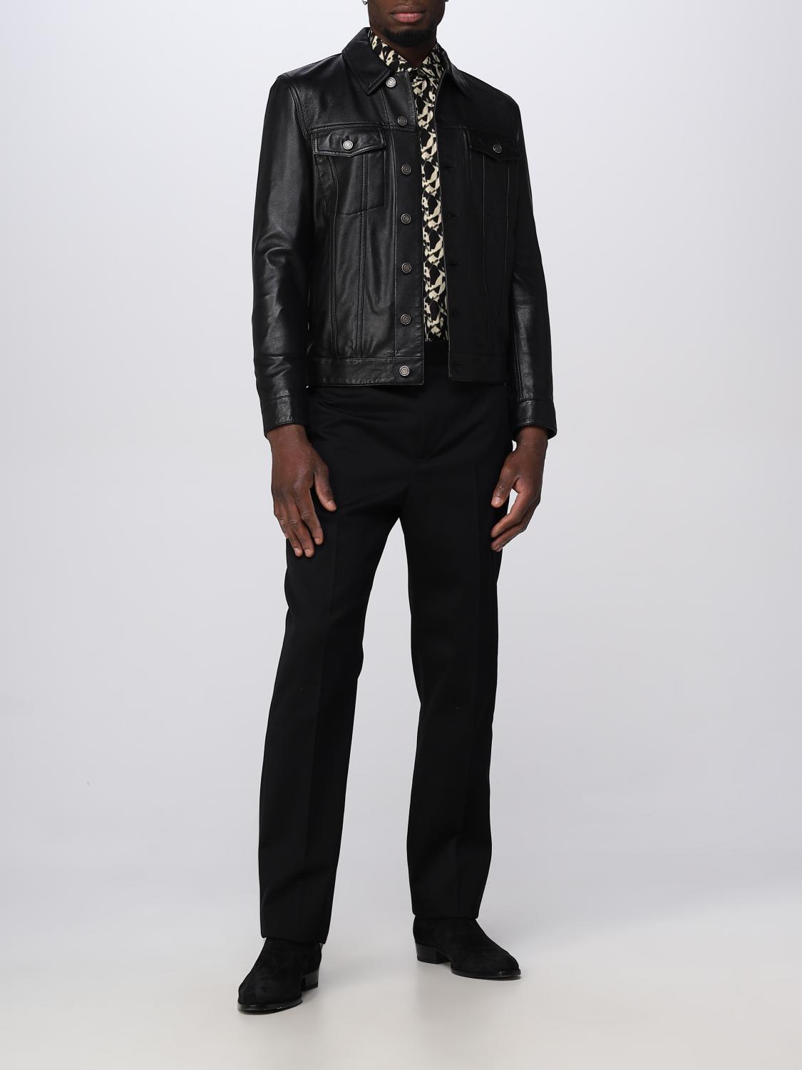 SAINT LAURENT ブラック ジャケット Saint Laurent ジャケット メンズ - ブラック | 529949YC2OC | GIGLIO.COM