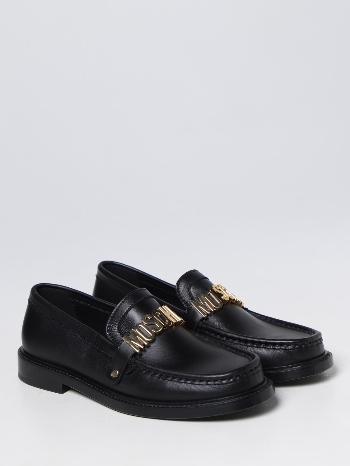 フラットシューズ MOSCHINO COUTURE Woman Flat shoes Black MA10704C0LMJ0 000 Moschino Couture Outlet: Shoes woman - Black | Moschino