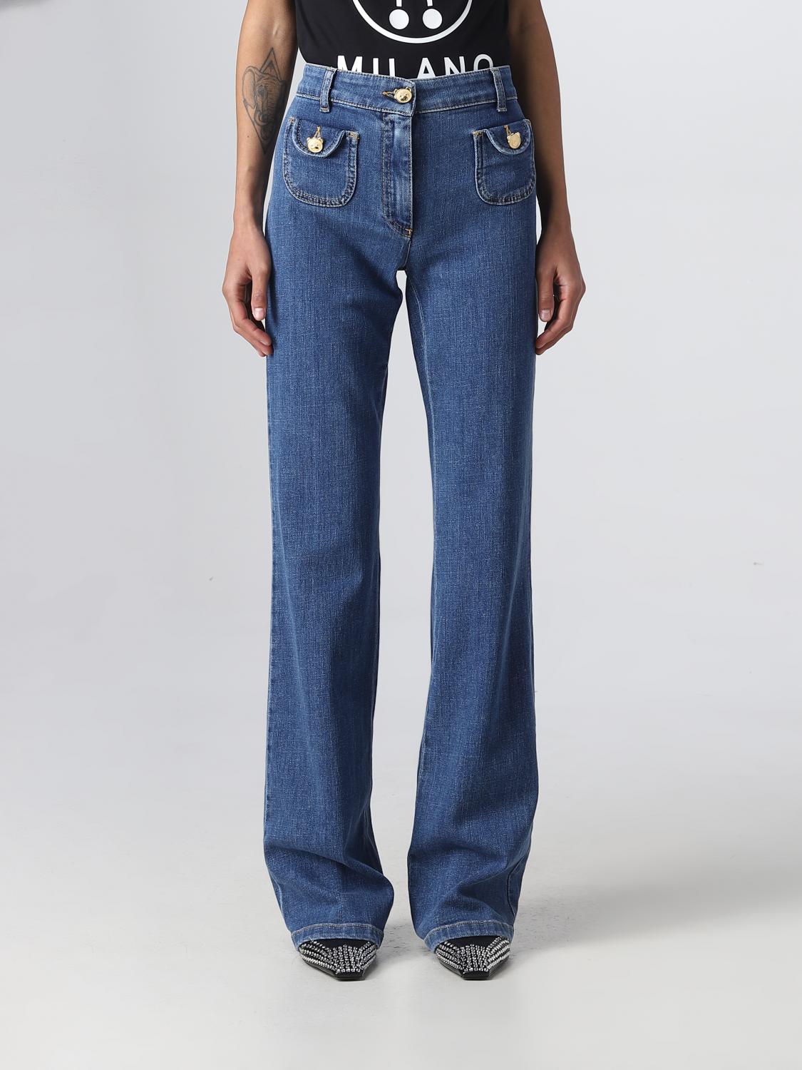 パンツ MOSCHINO COUTURE Woman Pants Blue 03130536 0282 19976223_44925039_1000.jpg