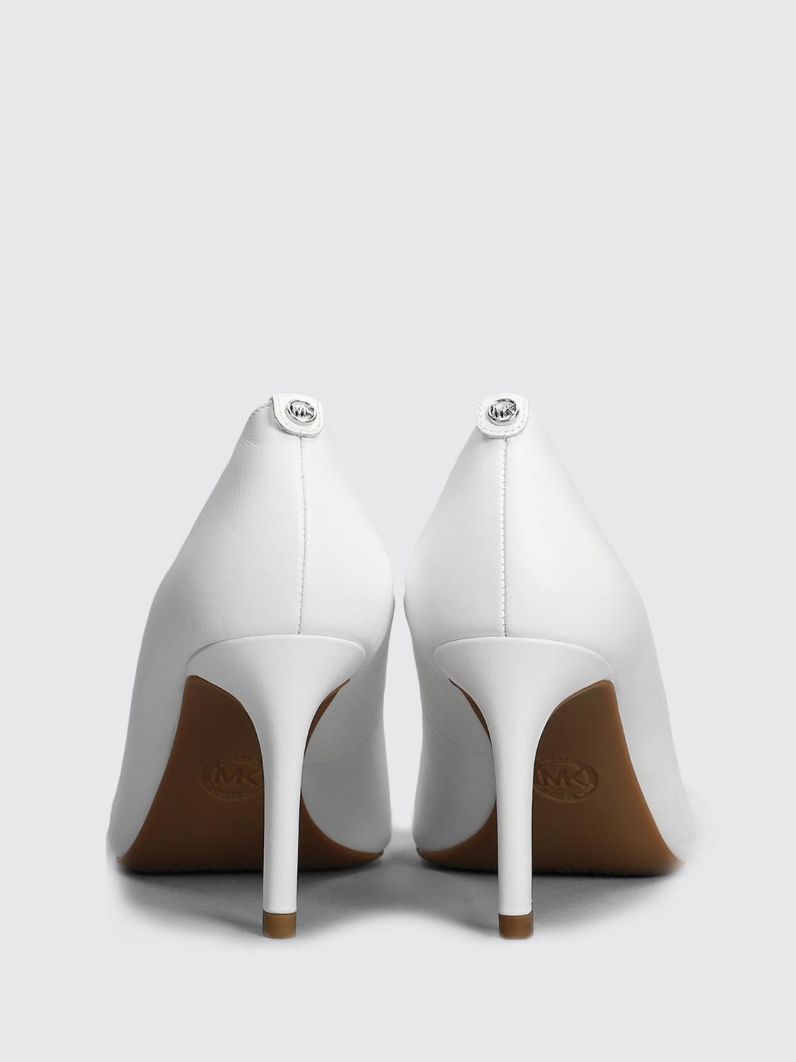 MICHAEL KORS PUMP: Michael Kors pumps in leather, White - Img 3