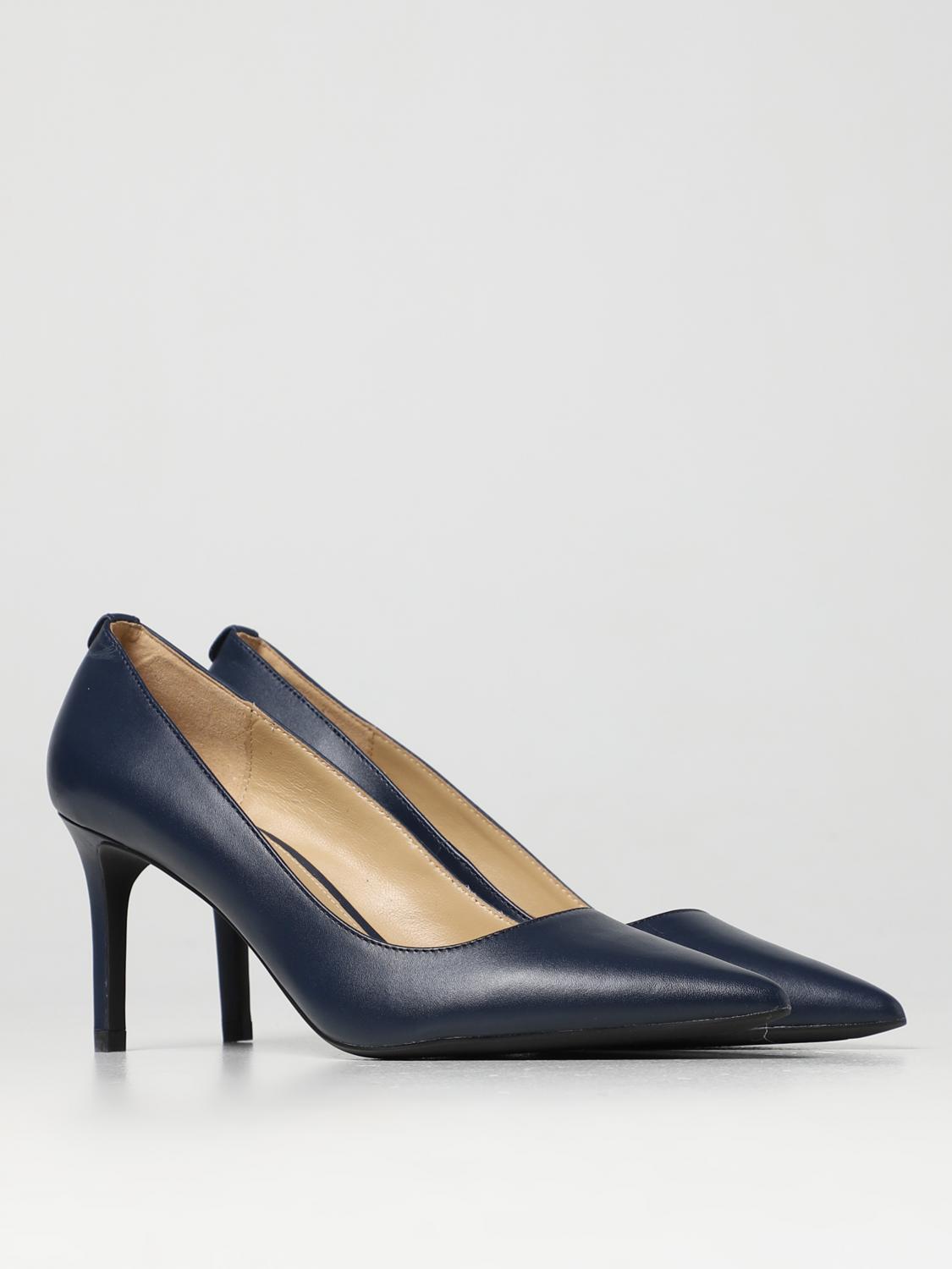 MICHAEL KORS PUMP: Michael Kors pumps in leather, Blue - Img 2