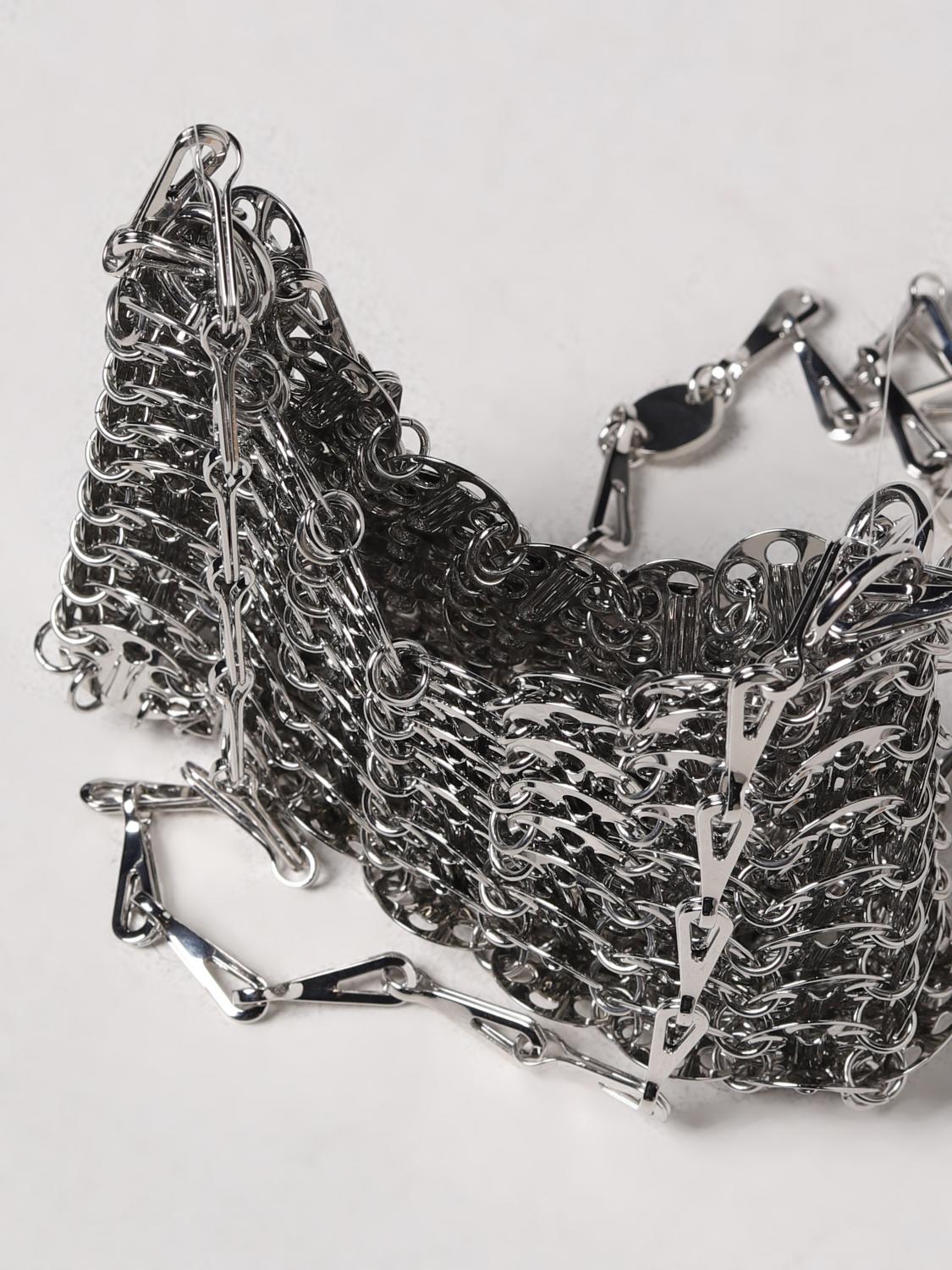【最終値下げ】paco rabanne シルバーショルダーバッグ Rabanneアウトレット：ショルダーバッグ レディース Paco
