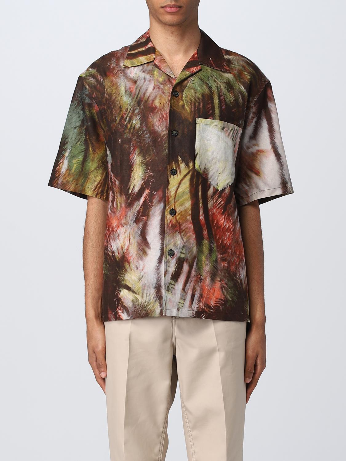 ALANUI CAMICIA: Camicia Alanui in misto lino e cotone, Fantasia - Img 1