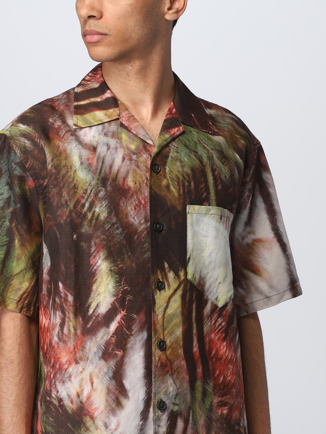 ALANUI CAMICIA: Camicia Alanui in misto lino e cotone, Fantasia - Img 4