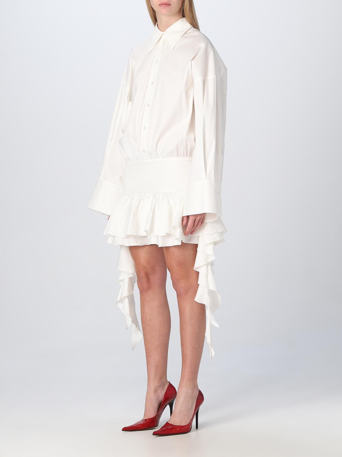 BLUMARINE ABITO: Abito Blumarine in misto cotone, Bianco - Img 3
