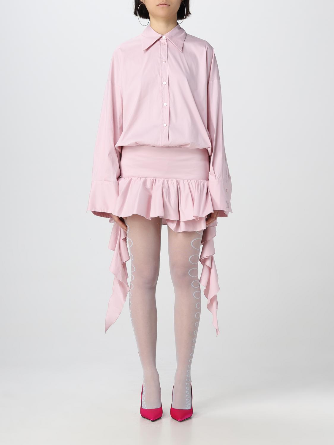 BLUMARINE ABITO: Abito Blumarine in misto cotone, Rosa - Img 1
