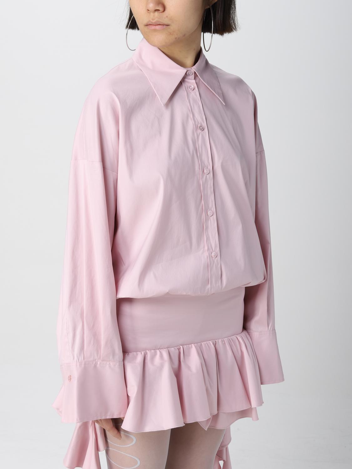 BLUMARINE ABITO: Abito Blumarine in misto cotone, Rosa - Img 4
