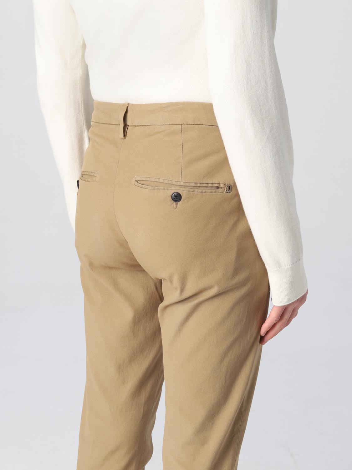 DONDUP PANTS: Dondup cotton pants, Beige - Img 3