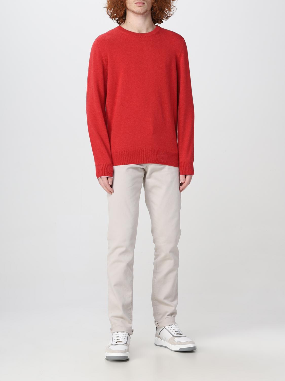 BRUNELLO CUCINELLI PULLOVER: Pullover herren Brunello Cucinelli, Fuchsia - Img 2