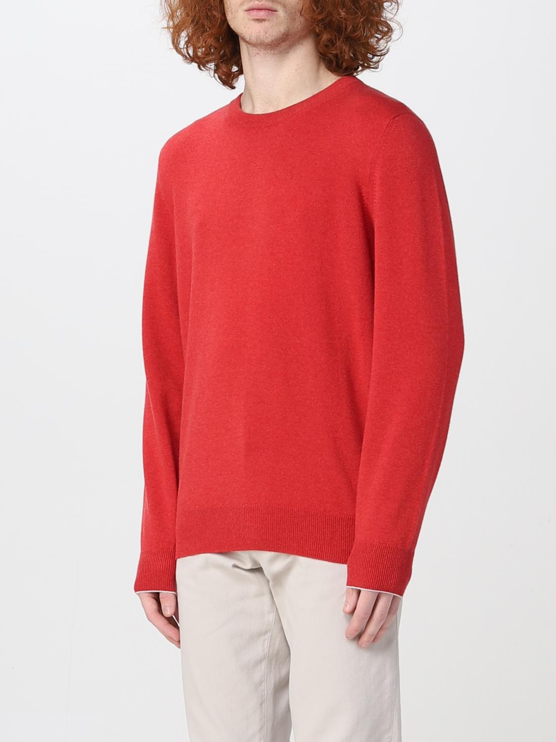 BRUNELLO CUCINELLI PULLOVER: Pullover herren Brunello Cucinelli, Fuchsia - Img 4