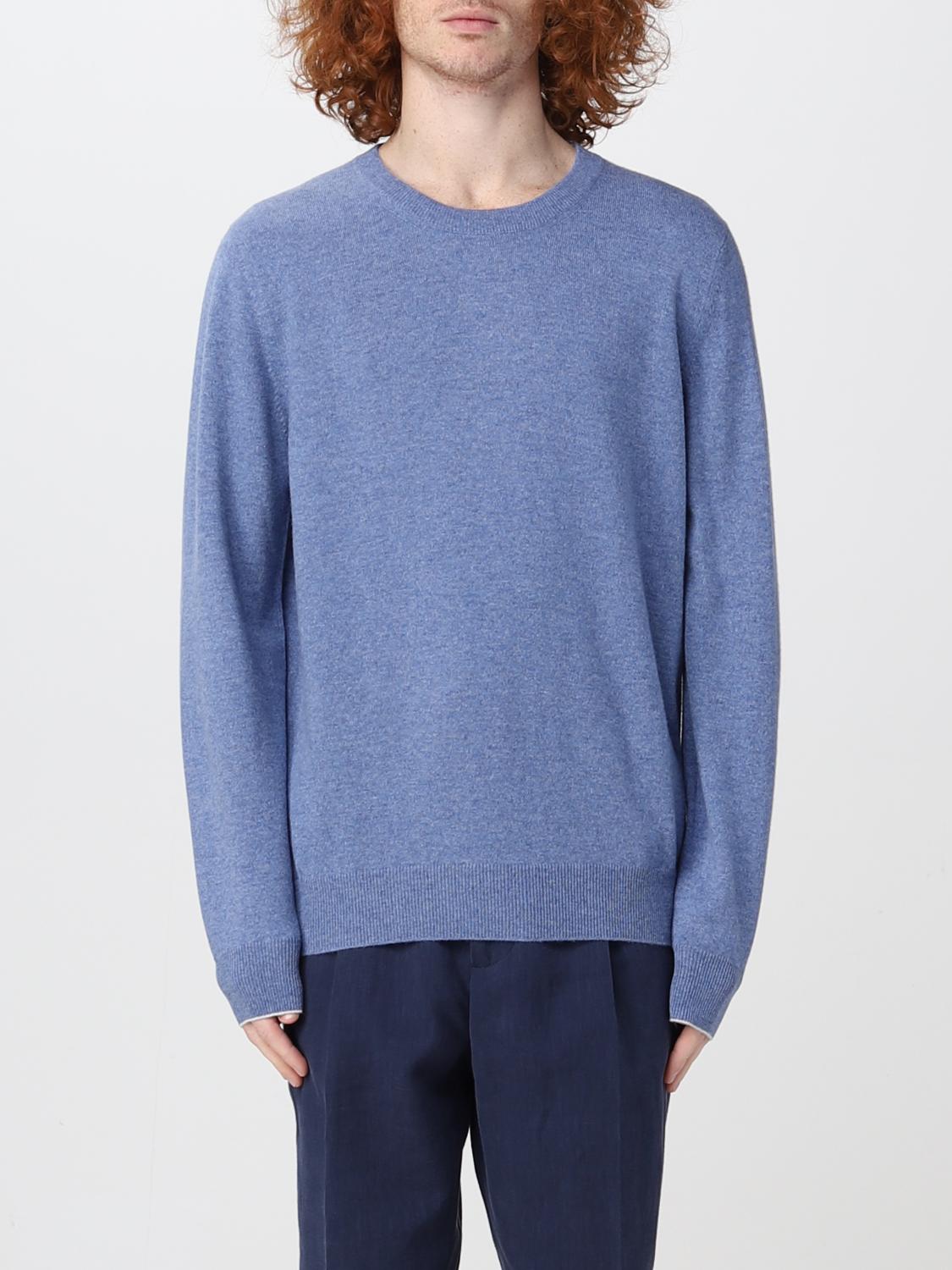 BRUNELLO CUCINELLI PULLOVER: Pullover herren Brunello Cucinelli, Hellblau - Img 1