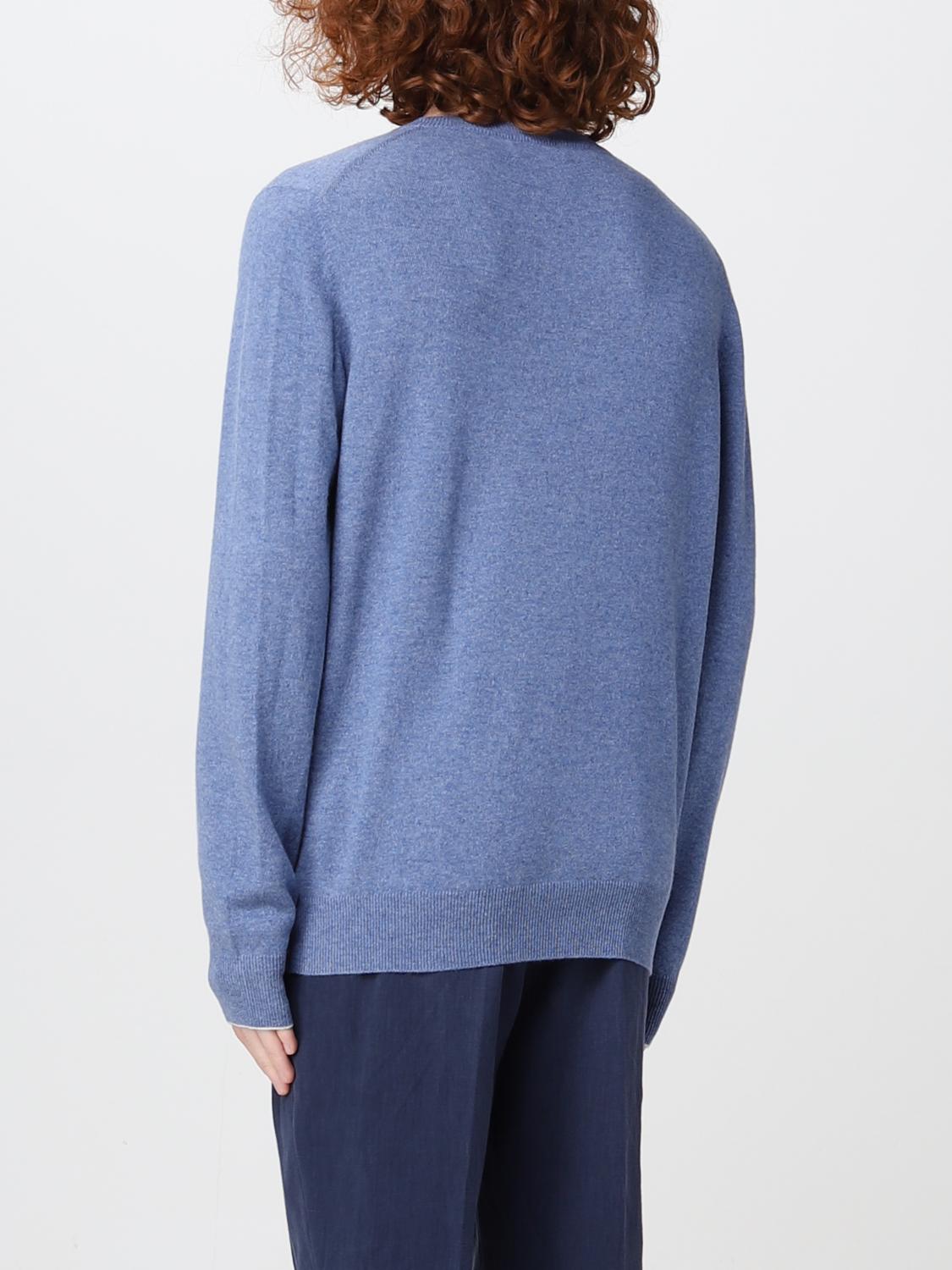 BRUNELLO CUCINELLI PULLOVER: Pullover herren Brunello Cucinelli, Hellblau - Img 3